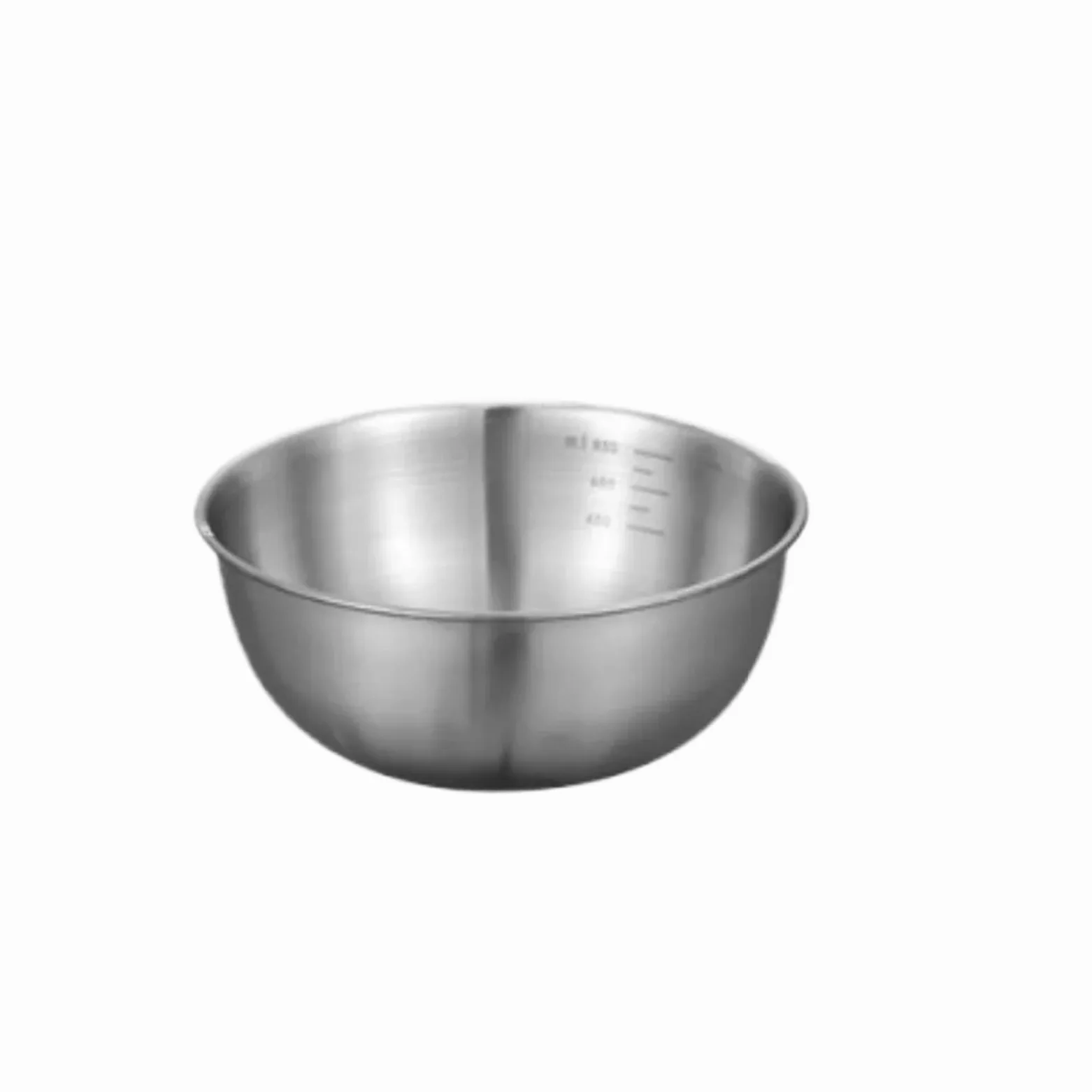 Tazón Para Mezclar Juego de tazones for mezclar acero inoxidable | 1-3 piezas con báscula de gran capacidad for cocinar, hornear y almacenar alimentos(L 1pc)