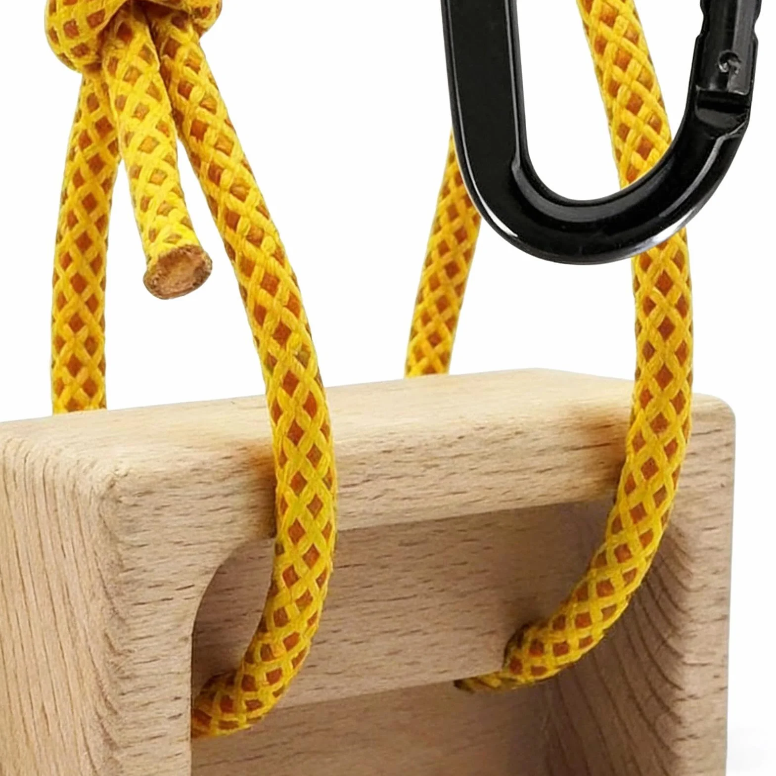 Tabla de Suspensión de Escalada de Madera - 1 Par para Entrenamiento de Agarre, Interior y Exterior