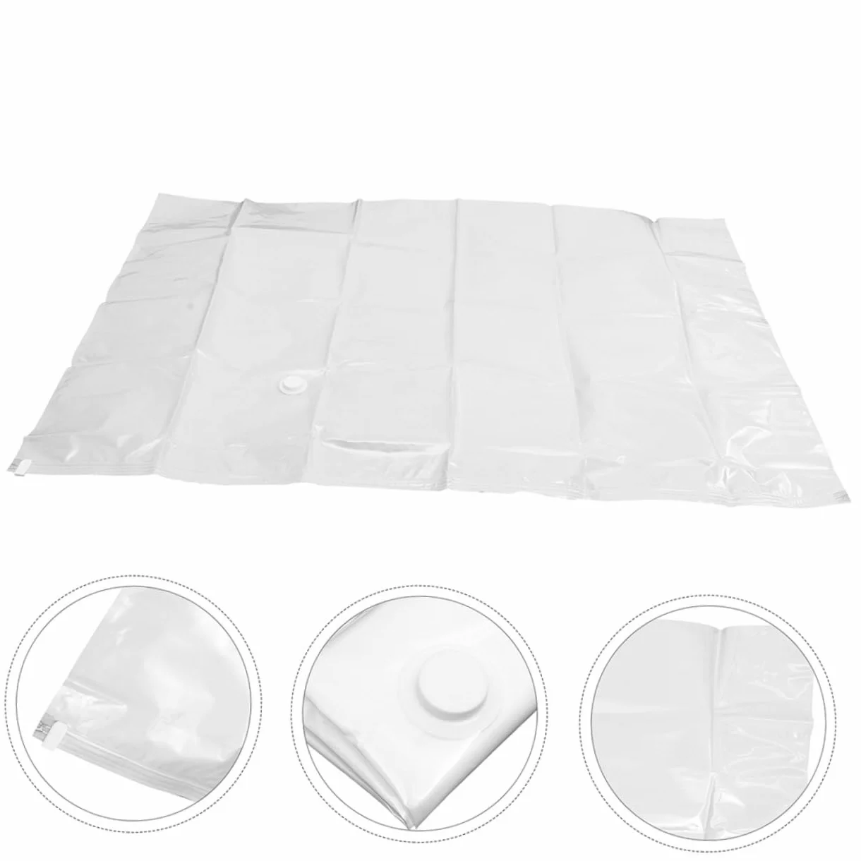 2 Bolsas de Vacío para Colchones y Ropa, Compresión al Vacío Reutilizables para Ahorro de Espacio, Almacenamiento Seguro y Sellado Eficaz