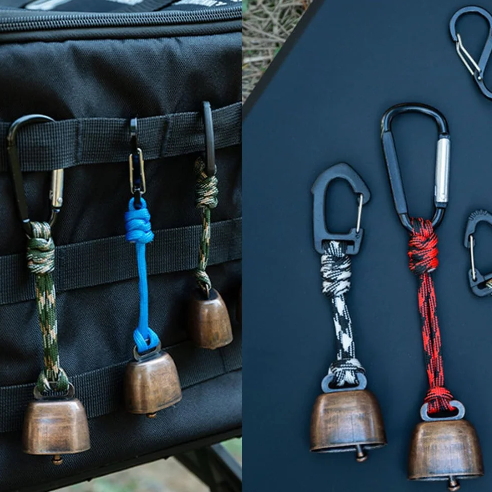 Campanas antipérdidas oso 5 unidades camping senderismo