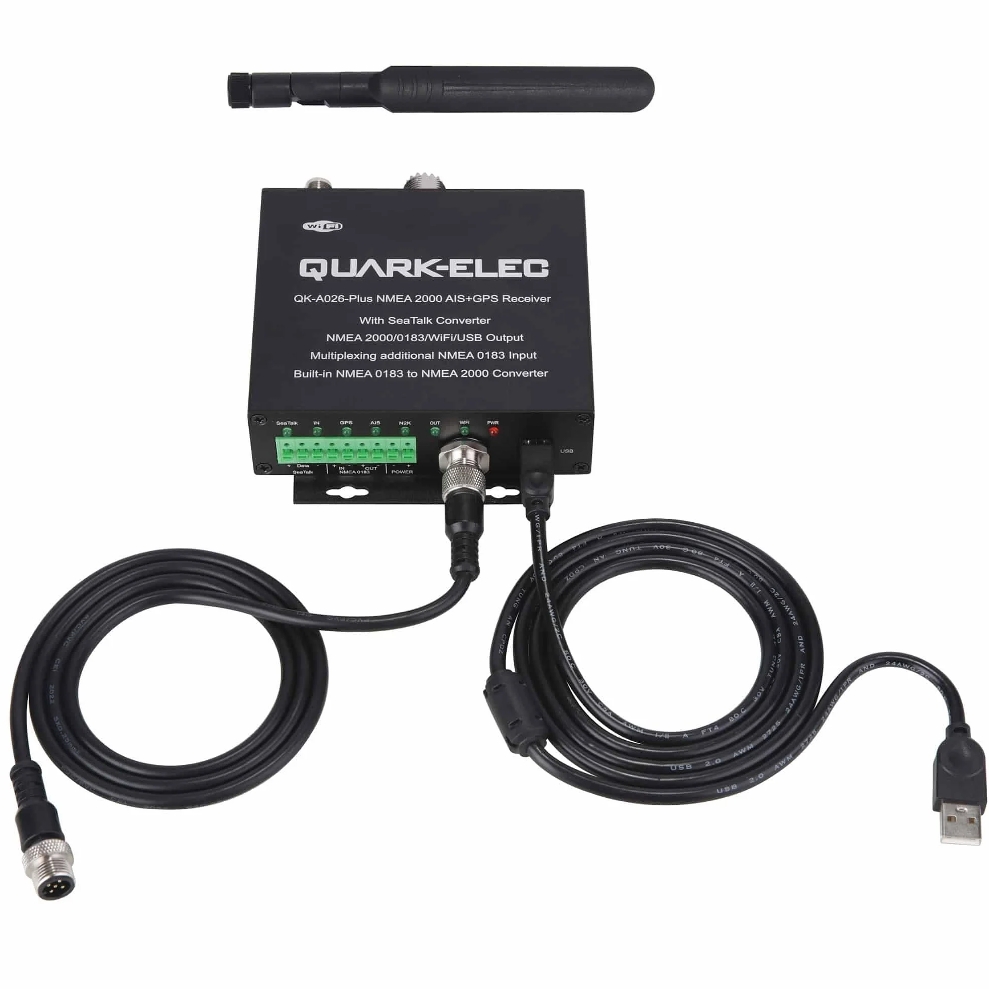 QK-A026-plus NMEA 2000 AIS Receiver Multiplexer N2K Converter WiFi GPS