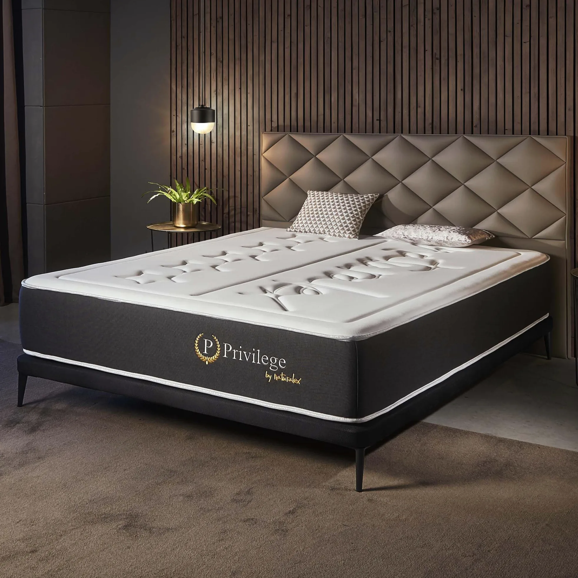 Naturalex - Premium Privilege - Colchón 150x190 cm Viscoelástico - 30 cm | Espuma Viscoelástica AeraPur HQ & Blue Látex - 7 zonas de Confort, Soporte Firme, Óptima Ventilación, Anatómico
