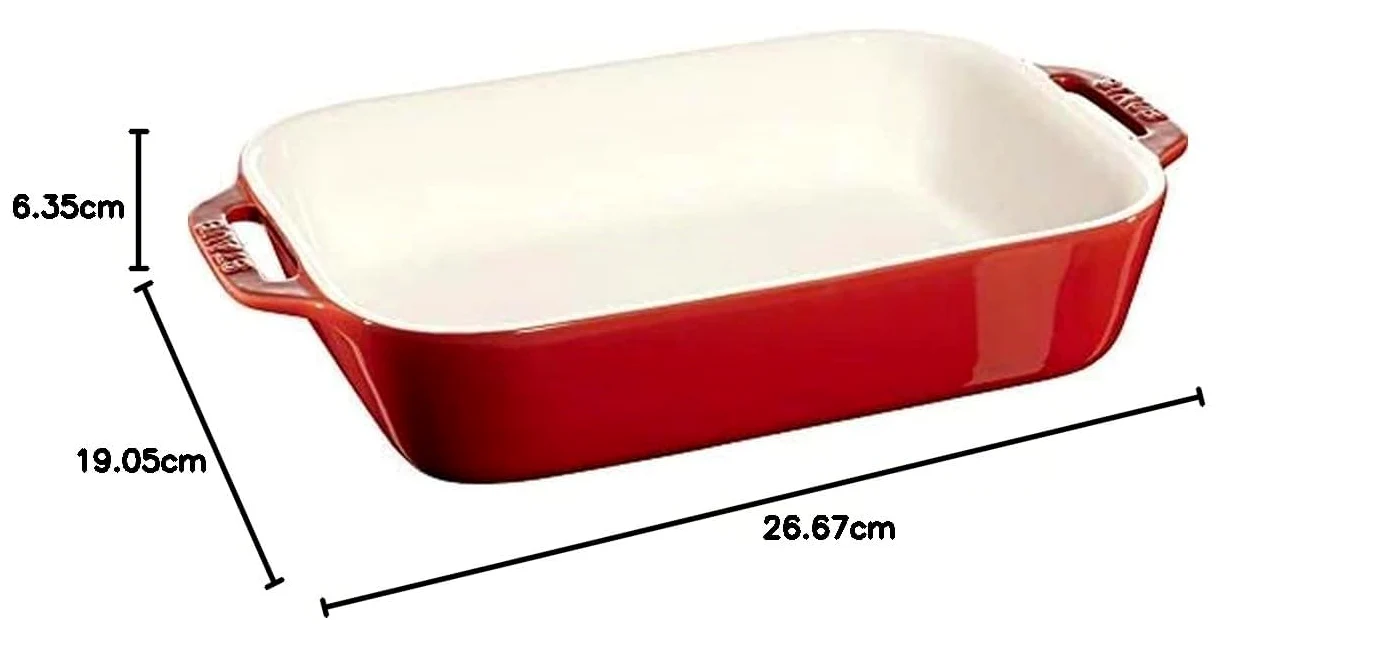 STAUB Fuente de cerámica para horno