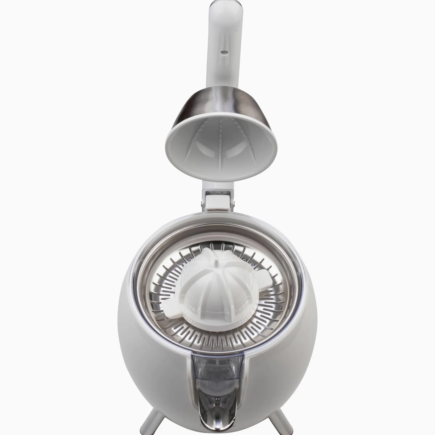 ARDES JUICE ART Exprimidor eléctrico 500 W AC con palanca de aluminio, doble cono y depósito 0,5 L para cítricos