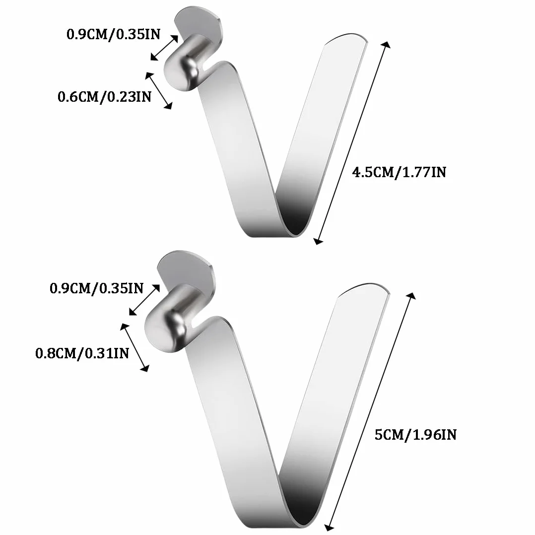 Kayak Paddle Snap Clip de Resorte 6 Pcs para Tienda de Campaña Toldo Tubo Telescópico