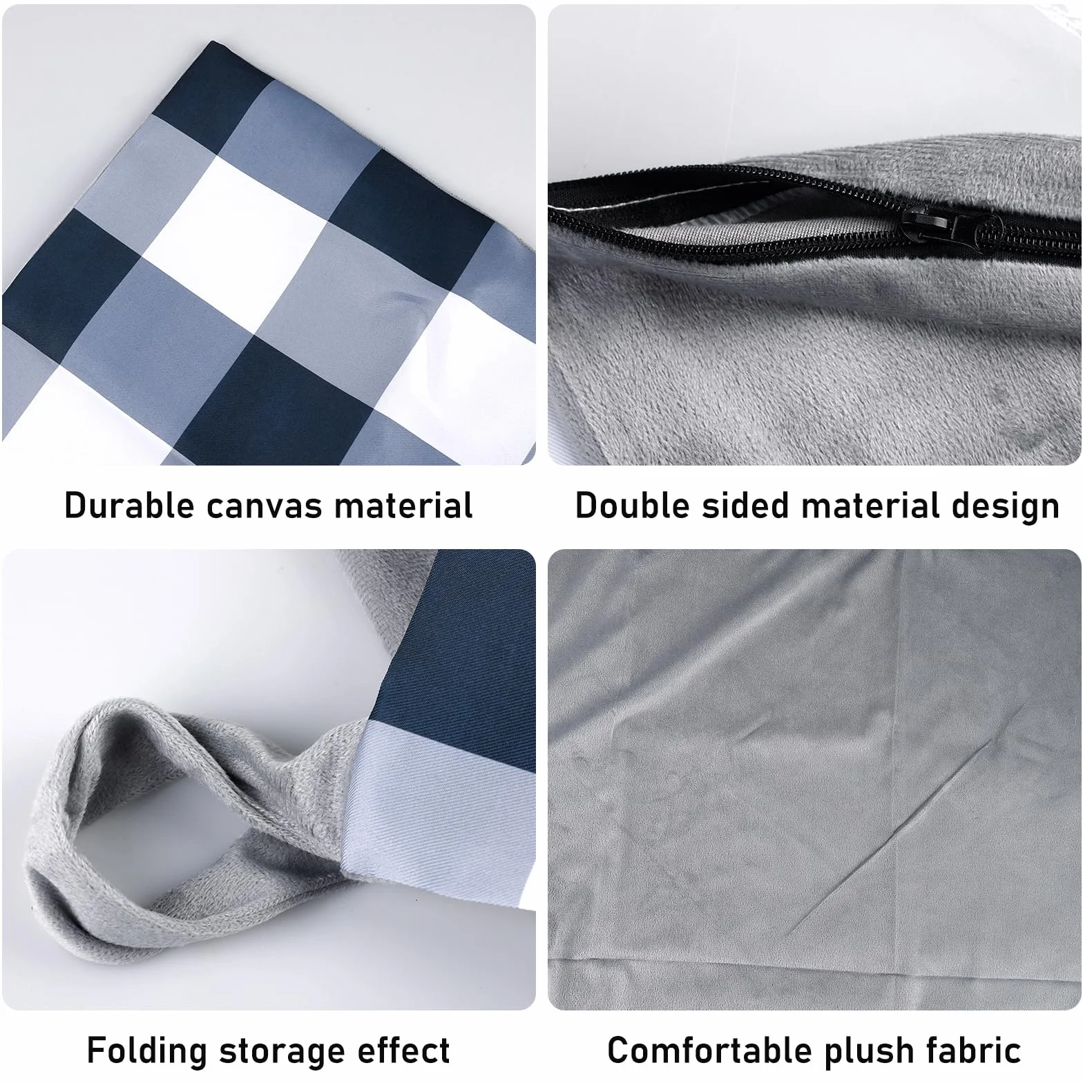 BYZESTY - Funda para puf, almacenamiento de peluches, puf para juguetes de peluche, sillón puf para niños, puf para habitación infantil, sofá infantil (diseño de sirena-2)
