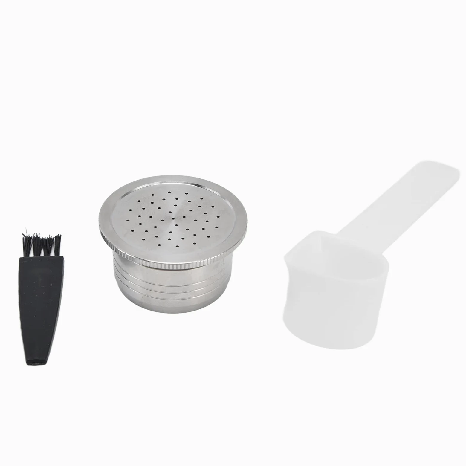 Cápsula de café reutilizable, cápsula de filtro de acero inoxidable 304, para cafetera Segafredo, mezcla de bricolaje, lavable, fácil recarga, relleno de cuchara, 3A - C231E