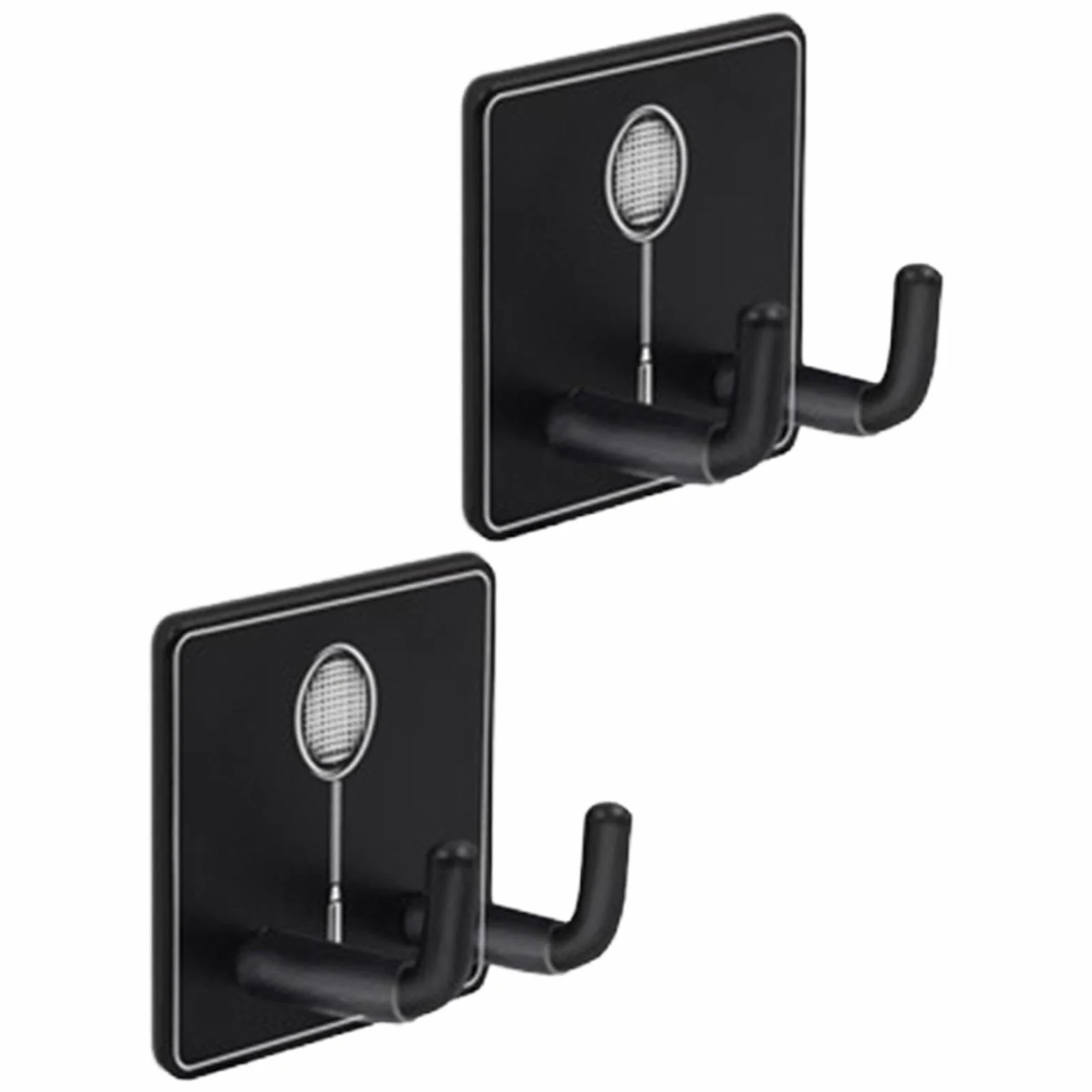 Soporte para Raqueta de Tenis de Pared, Estante de Acero Inoxidable, Gancho Universal