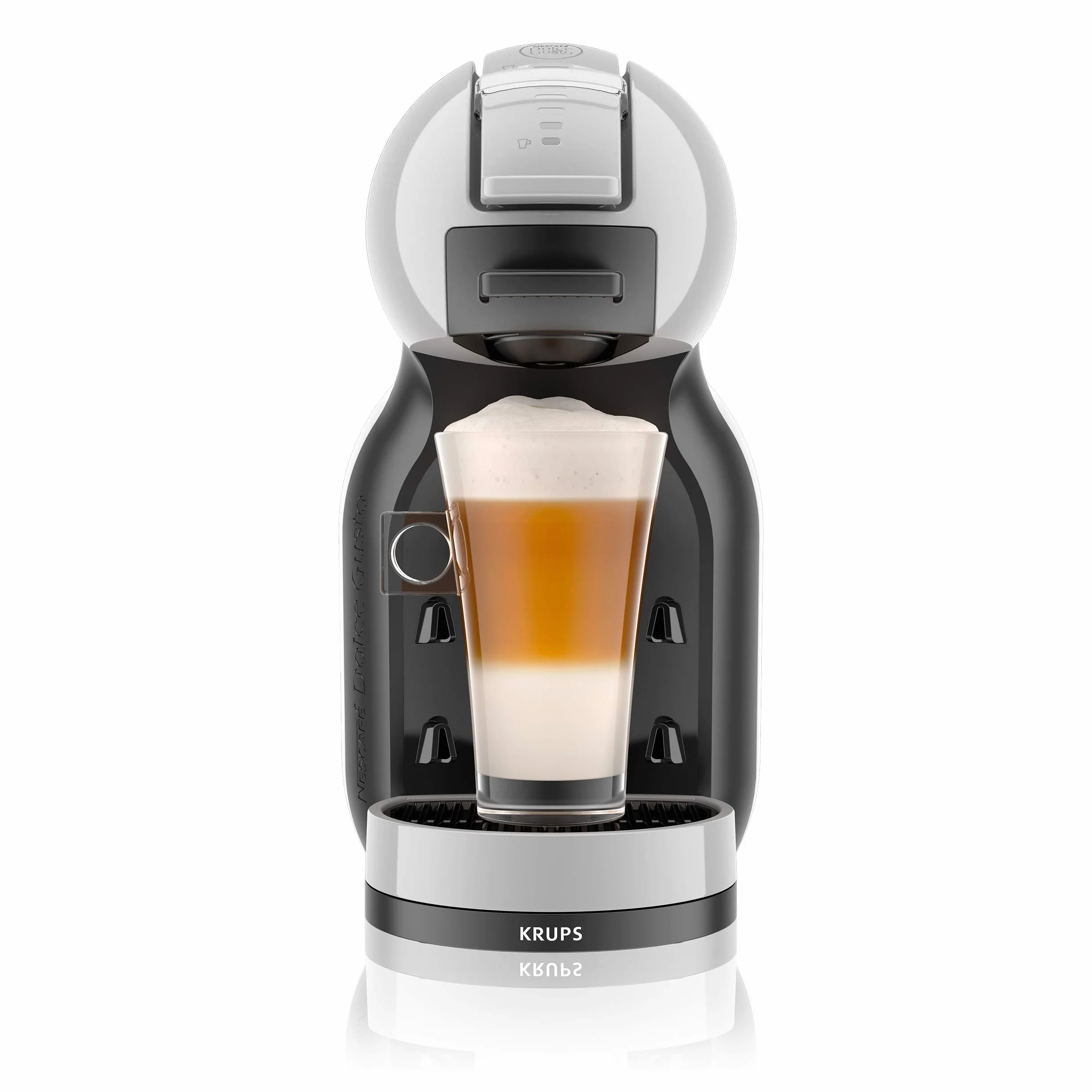 Krups Nescafé Dolce Gusto Mini Me KP123BK - Máquina de café espresso y otras bebidas, automática, gris/negro