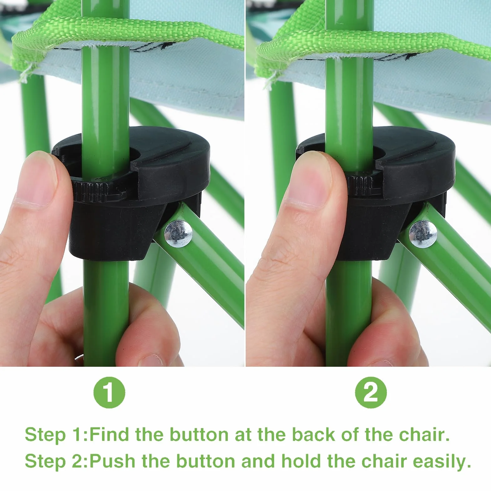 Silla de camping para niños con soporte para bebidas, silla plegable para exteriores, silla plegable portátil, silla de jardín para niños, fuerte y estable, silla de camping infantil para