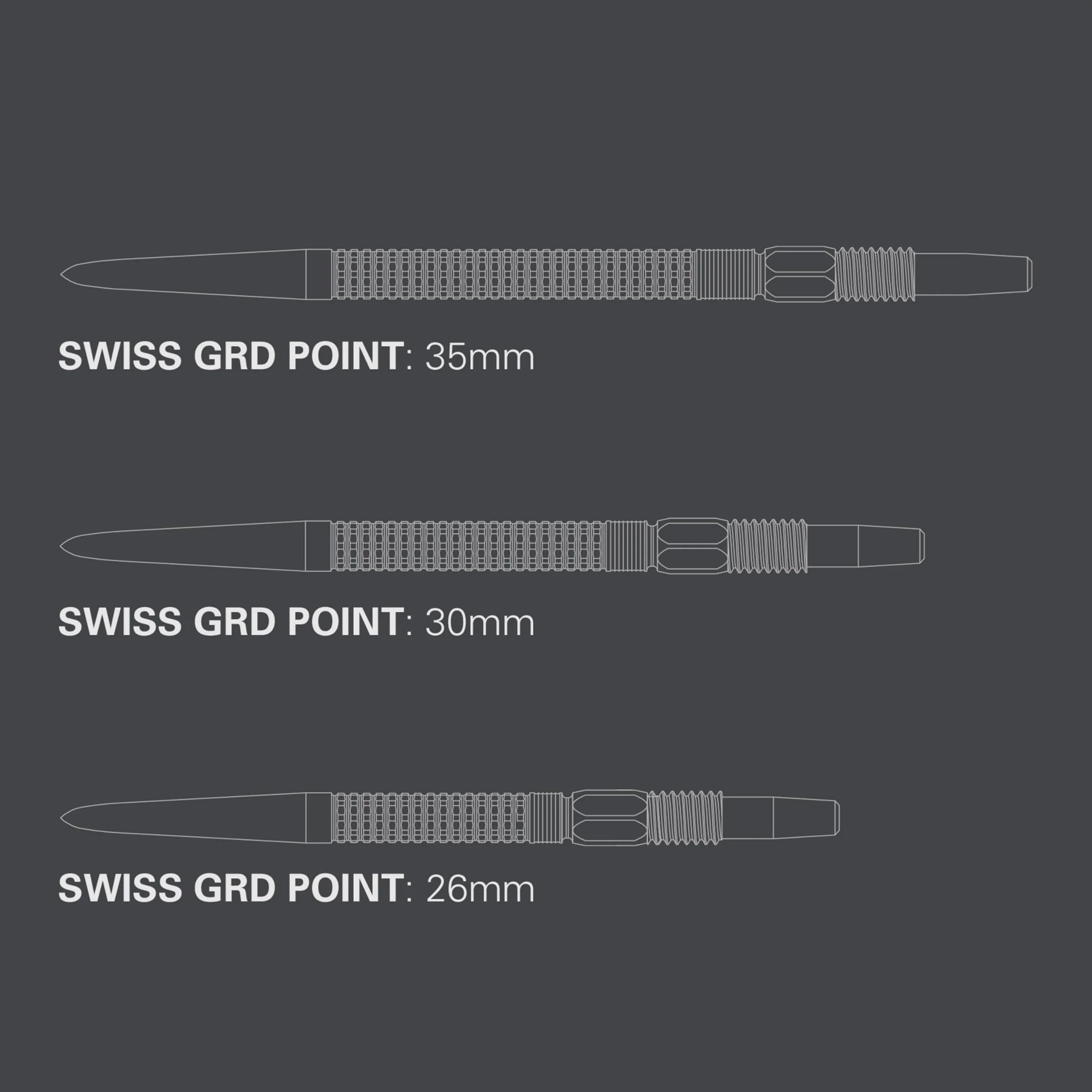 Target Darts Swiss Point Grid Puntas de dardo