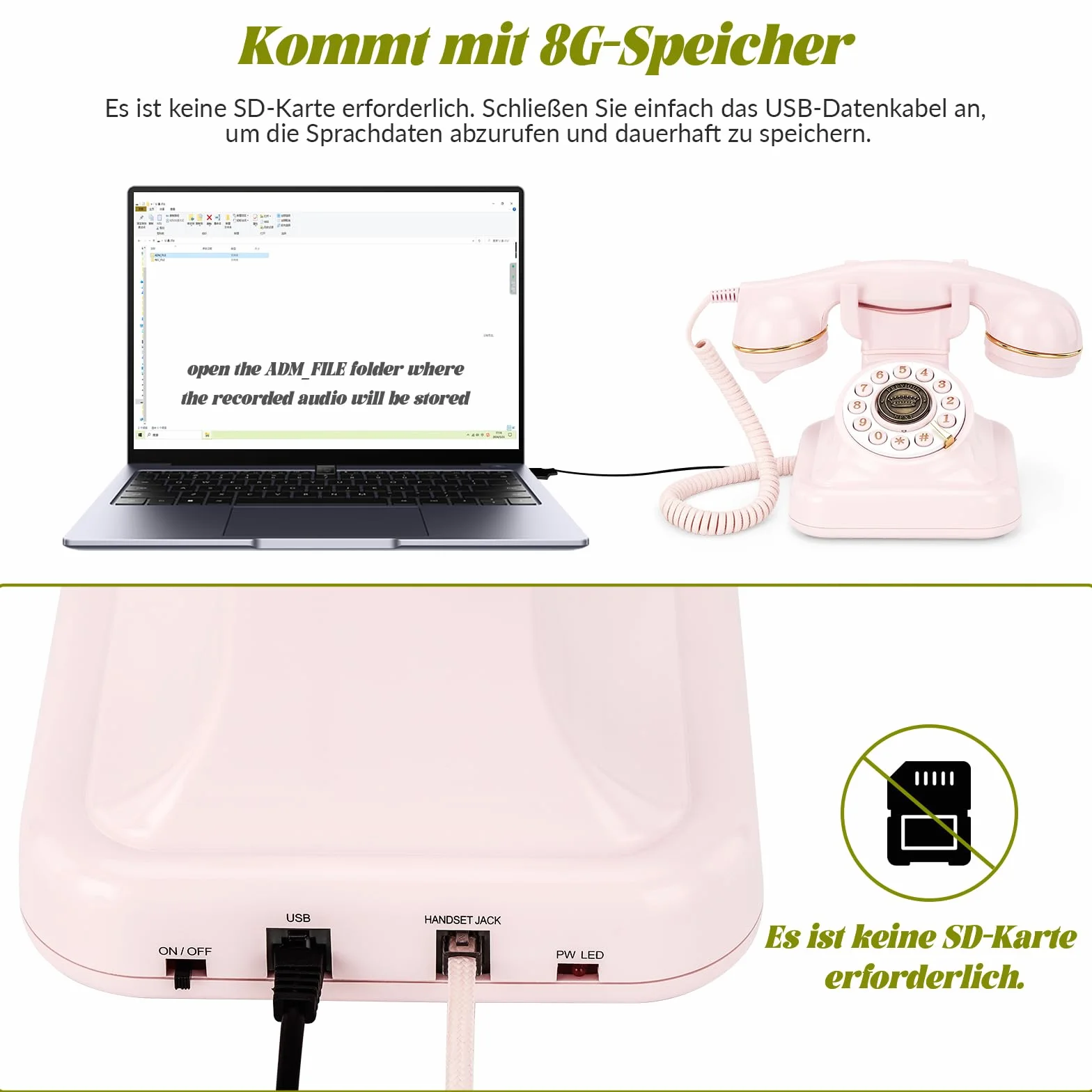 El teléfono de la boda del libro de invitados de audio puede grabar libros de invitados de audio personalizados para bodas, banquetes y fiestas y admite la reproducción de las voces en el propio
