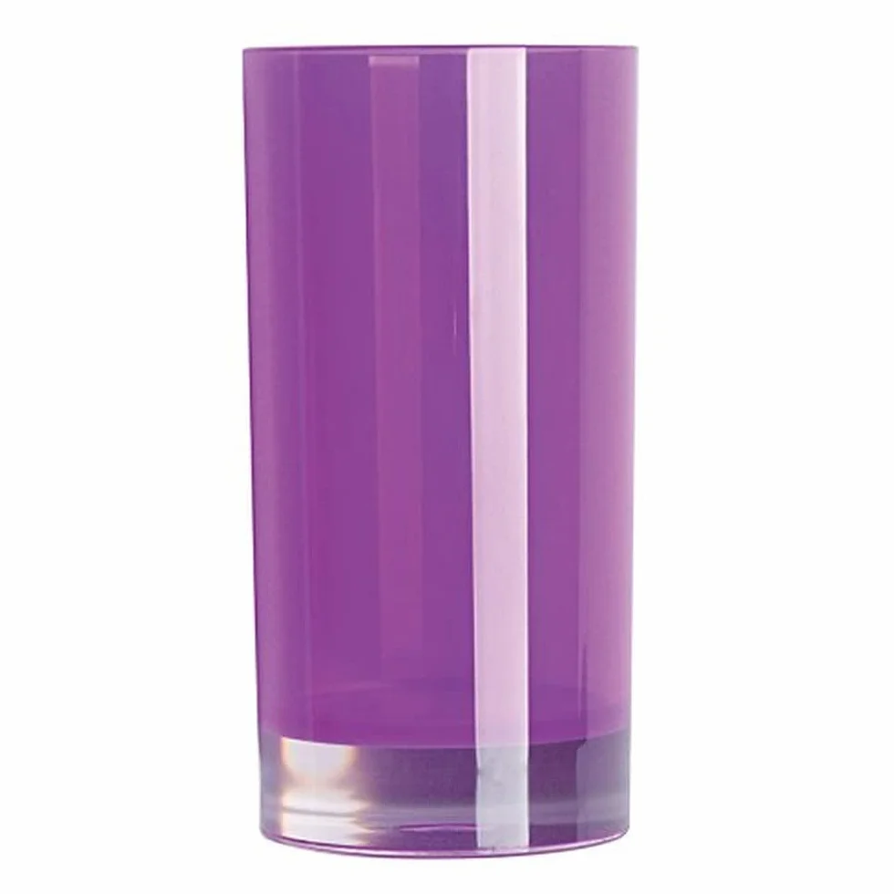 Excelsa Vaso para Cepillo de Dientes, poliestirol, Morado, 6,3 x 6,3 x 13 cm