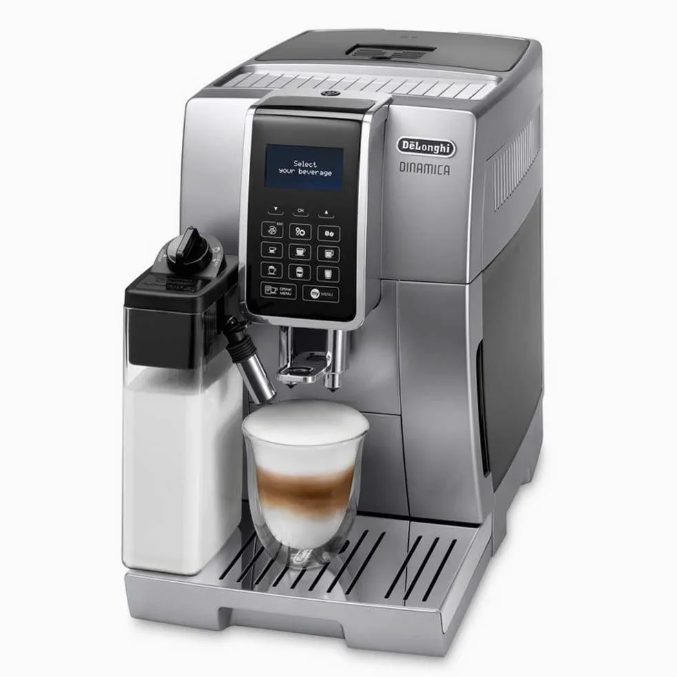 DeLonghi ECAM 350.75.S Cafetera (Independiente, Máquina de café en cápsulas, 1,8 L, Molinillo integrado, 1450 W, Plata)