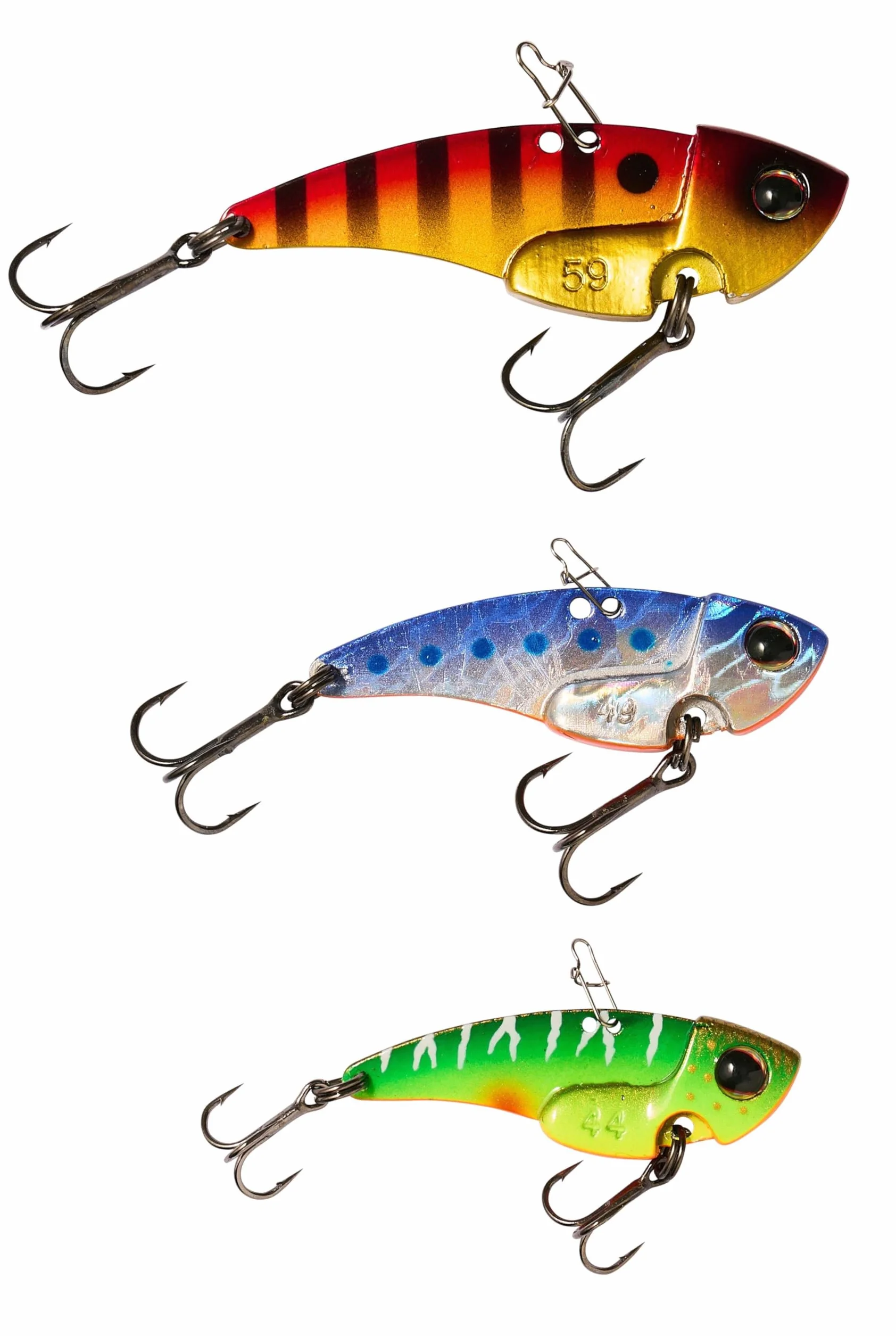 Berkley Power Blade Metal Fishing Lure 3 Pack para Perca, Lucio, Trucha