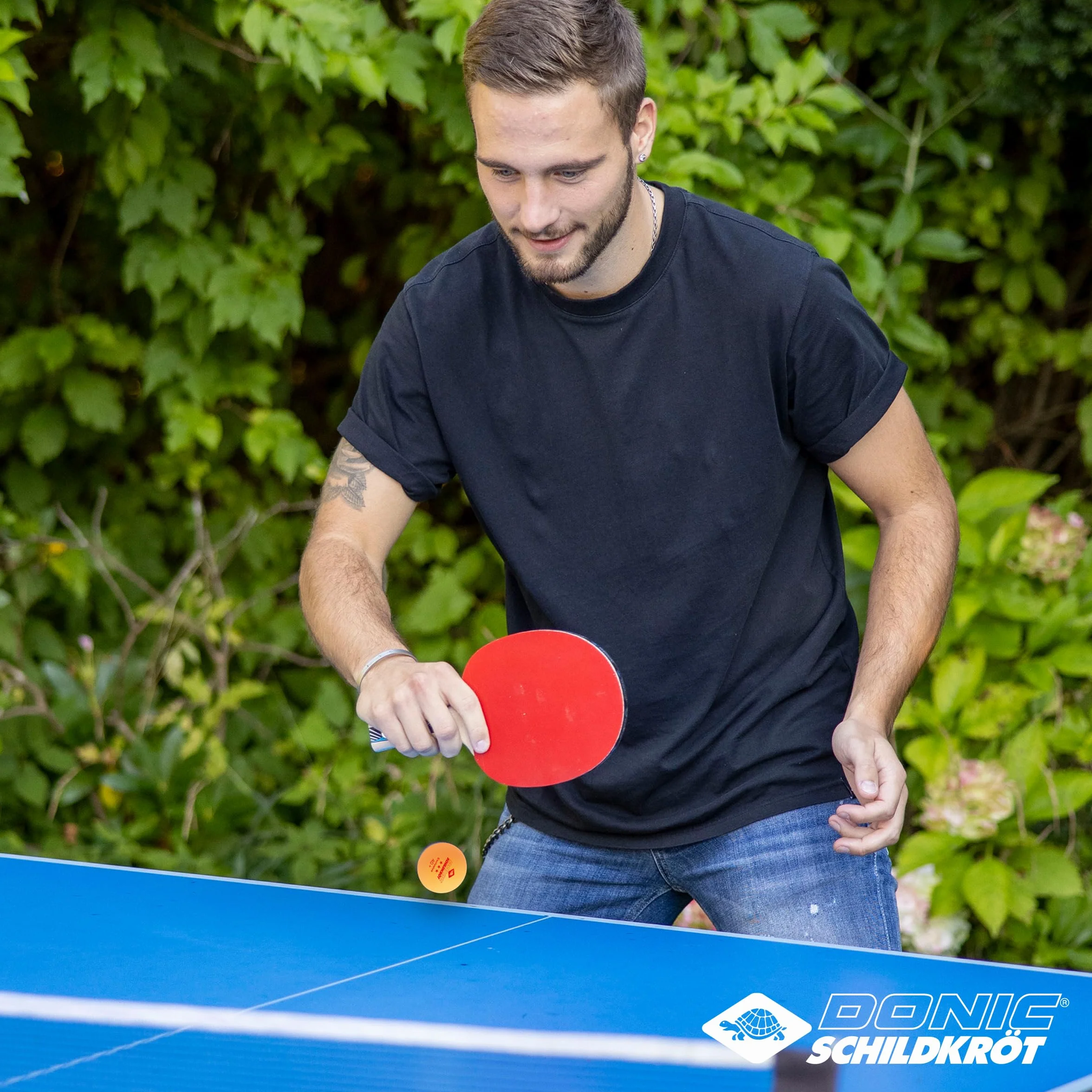 Donic-Schildkröt Pelotas de Tenis de Mesa 3 Estrellas Avantgarde Poly 40+ 3 Piezas Blanco