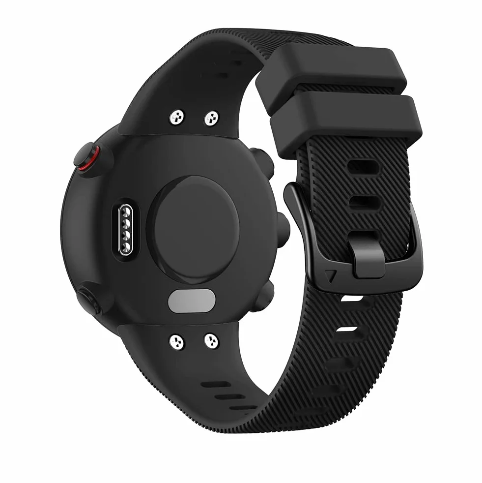 Correa de Reloj compatible con Garmin Swim 2 Forerunner 45, Silicona Delgada Deporte Reemplazo