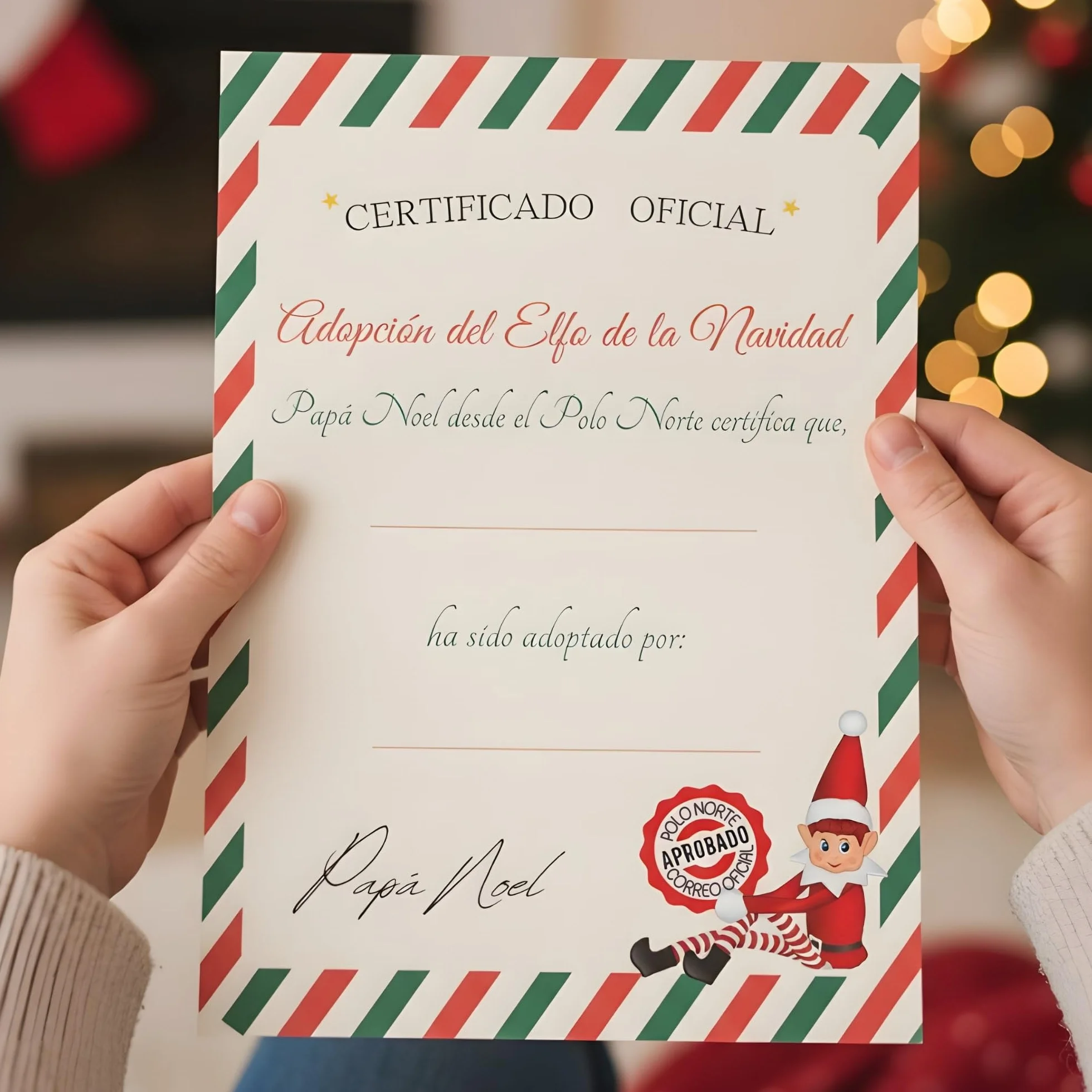 Peluchilandia Elfos Traviesos Navidad con Certificado de Adopción en Caja Regalo Personalizable Ideales para Niños | Duende Navidad Travieso para Jugar y Decorar (Pack 1 Elfo)