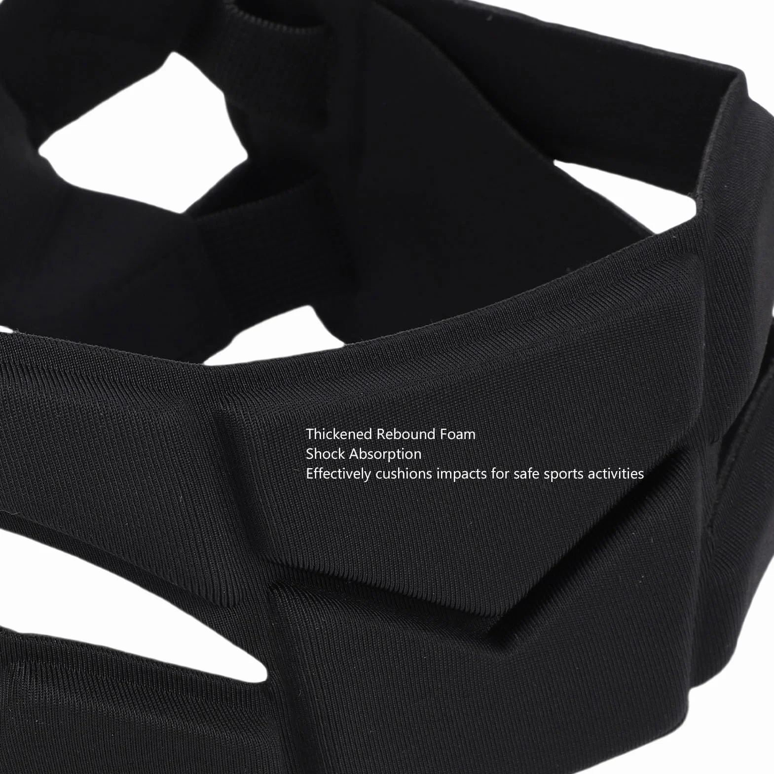 Yosoo Health Gear Casco Protector de Fútbol con Acolchado de Espuma y Fibra de Poliuretano, Diadema Ajustable Transpirable