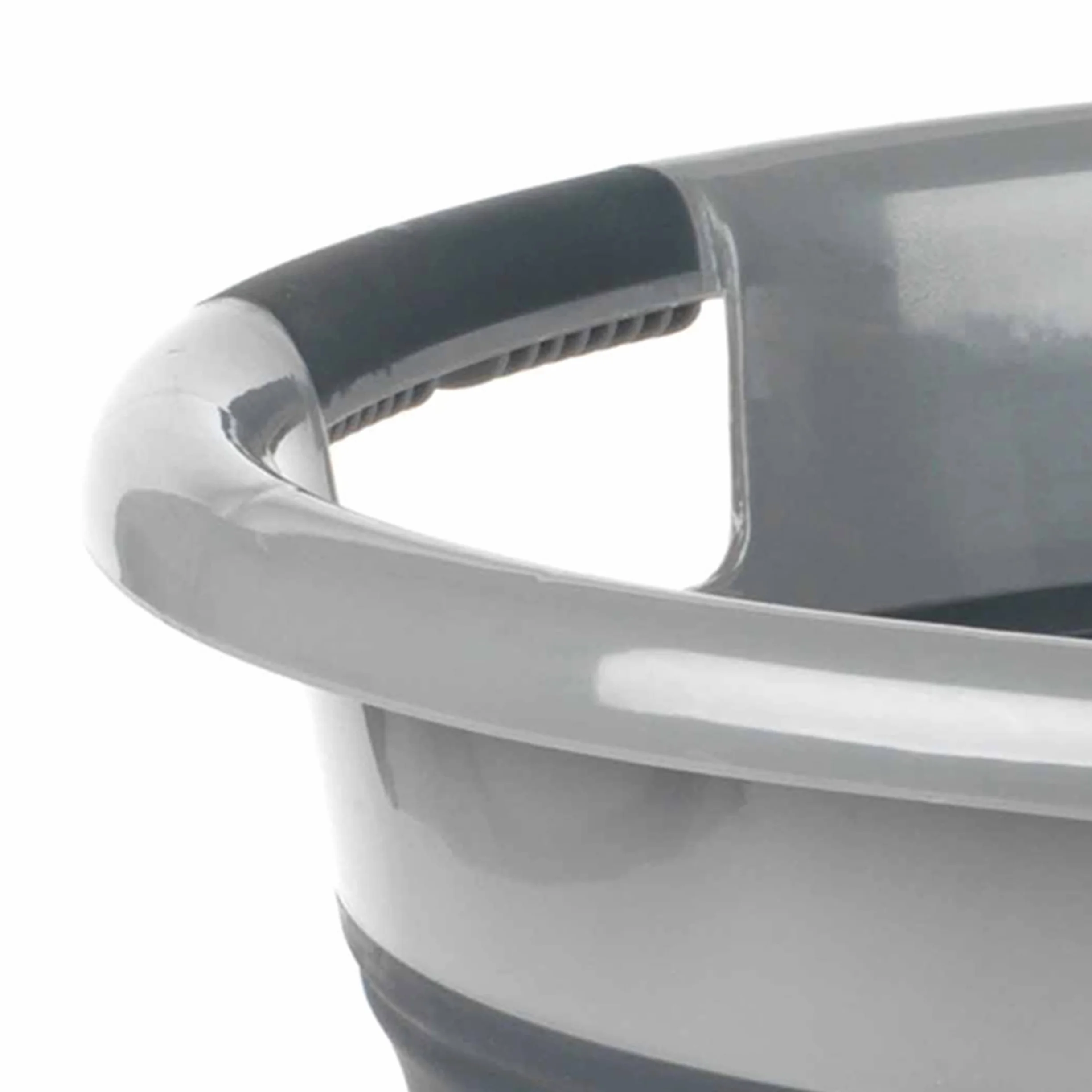 Russell Hobbs Cesta de lavandería plegable 27L silicona/plástico negro/gris