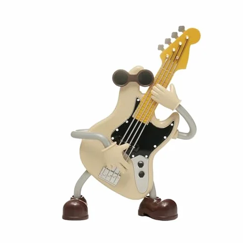 Music Box - Mini réplica de instrumento, violín y guitarra de dibujos animados creativos con diseño dinámico para niños, perfecto para los amantes de la música rock