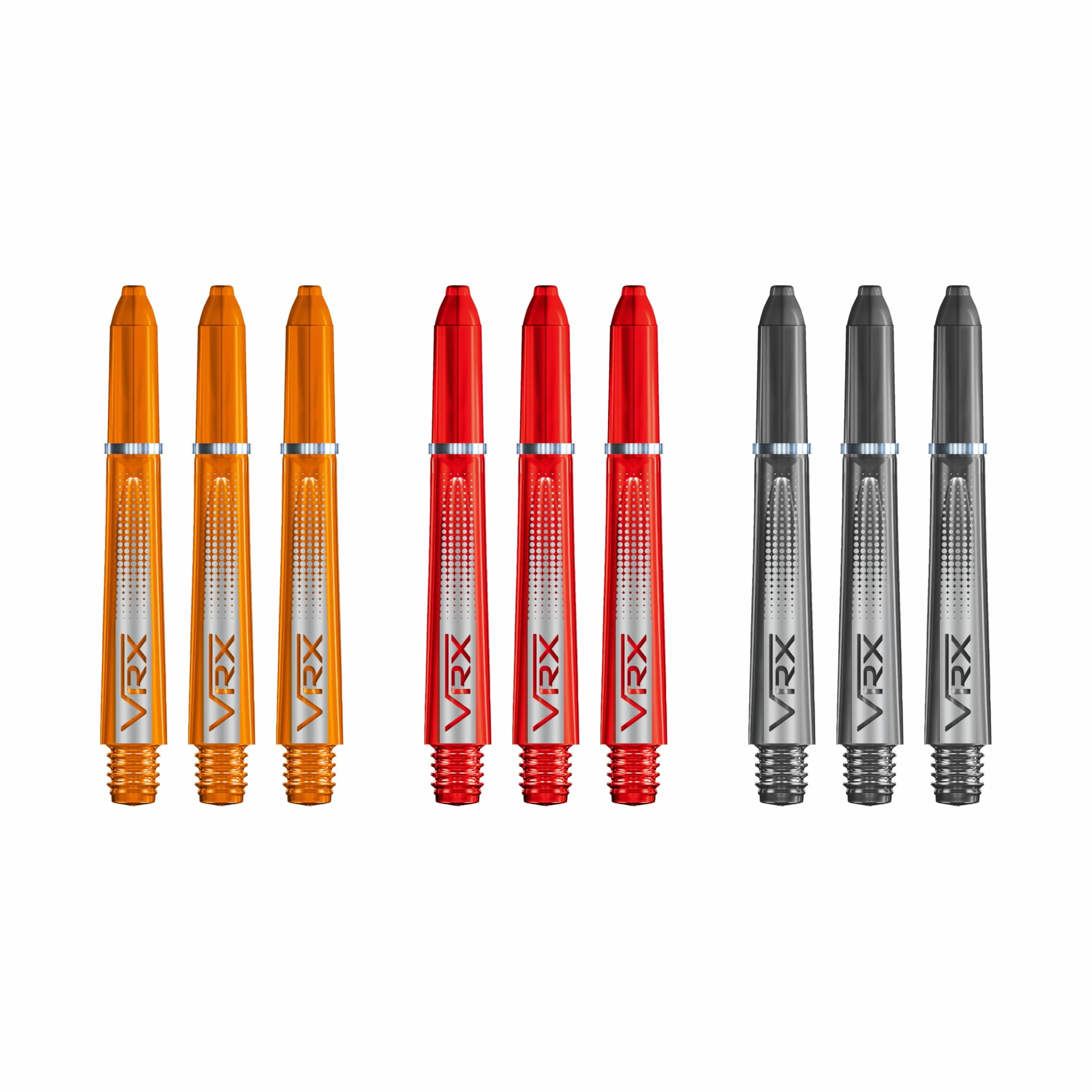 VRX Ejes de Dardos Multipack Cortos - 4 Juegos por Paquete (12 Ejes en Total)