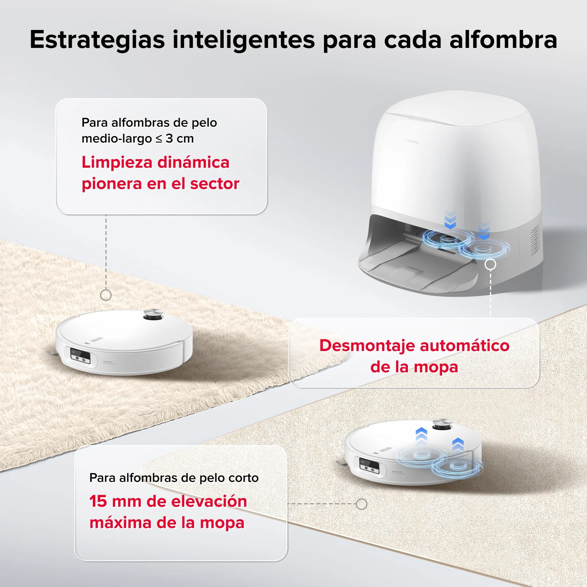 roborock Qrevo Curv 2 Pro Robot Aspirador y Fregasuelos, 25000 Pa, Zero-Enredos, Lavado Agua 100°C, Autolimpieza, Evita Obstáculos, Secado Automático, para Pelo de Mascotas