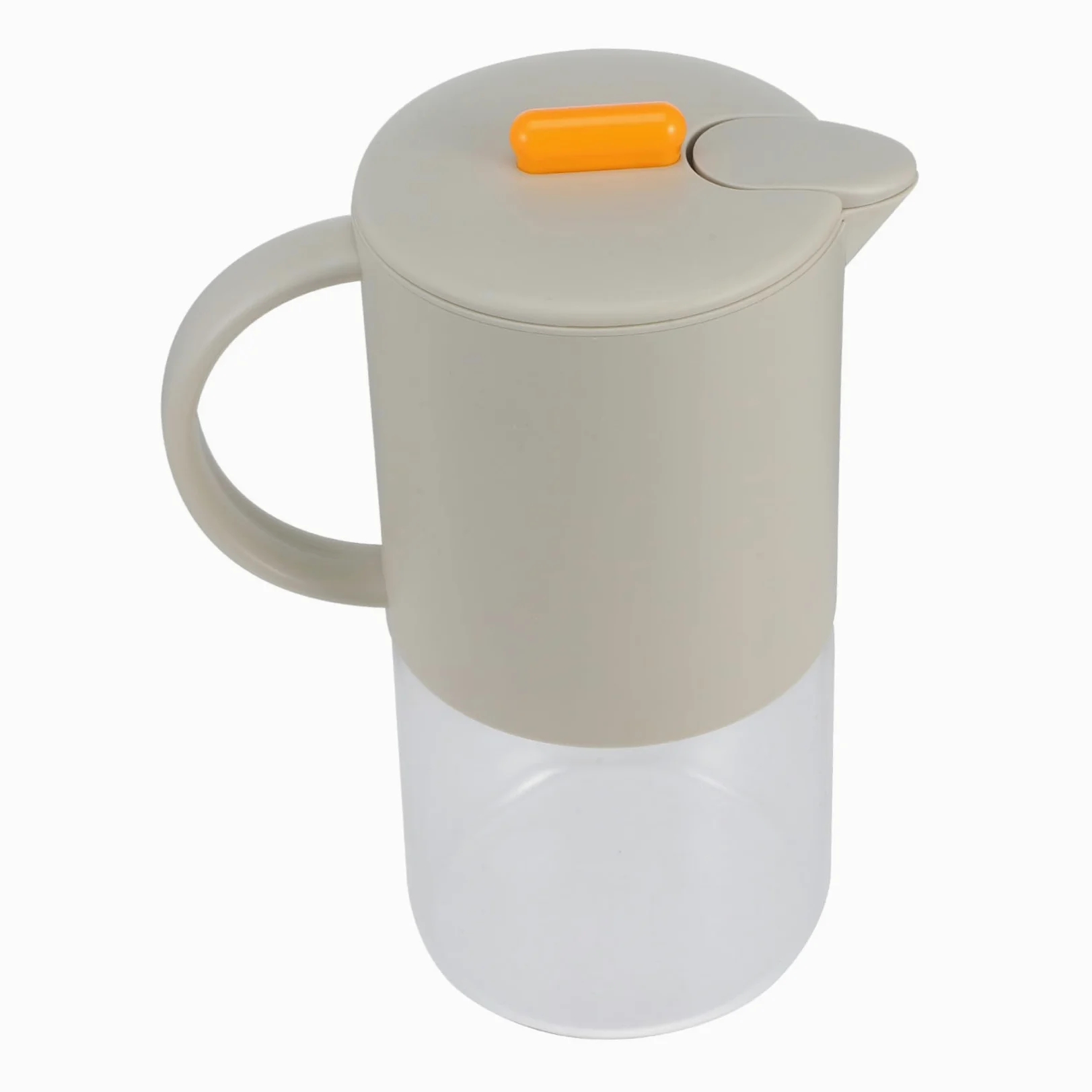 Jarra de Agua Grande con Tapa Automática Capacidad Amplia para Jugos y Bebidas Frías Resistente y Fácil de Limpiar para Hogar y Fiestas