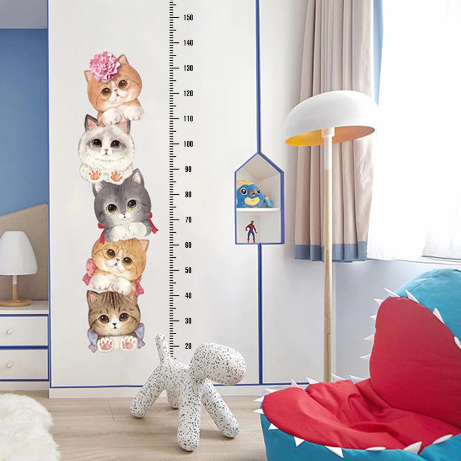 Adhesivo para Medir la Altura, Adhesivo de Pared con Gráficos de Altura, Pegatina de Tabla de Medida Infantil