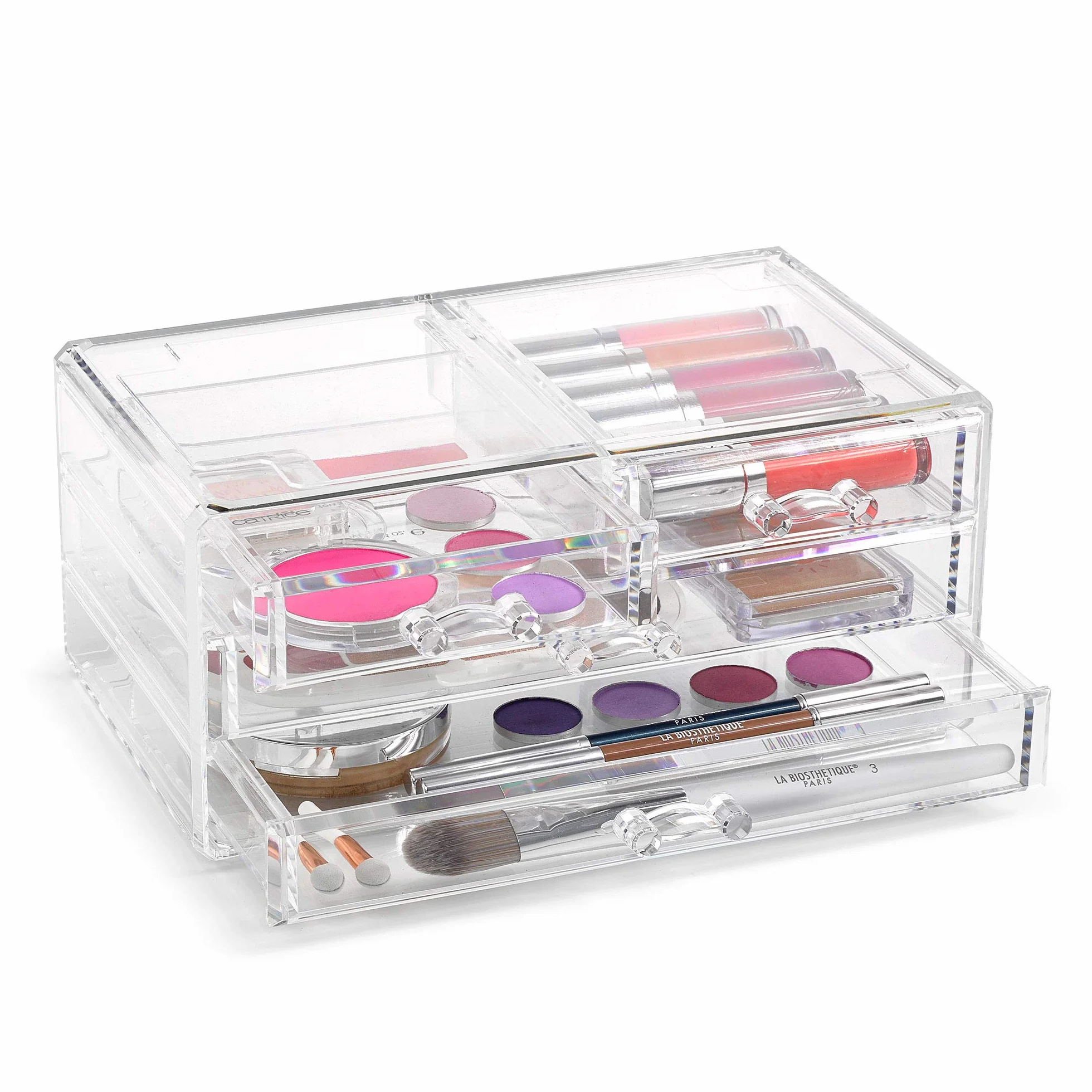 Plastic Forte Organizador Cosmética Nº7, Acrílico, Medio