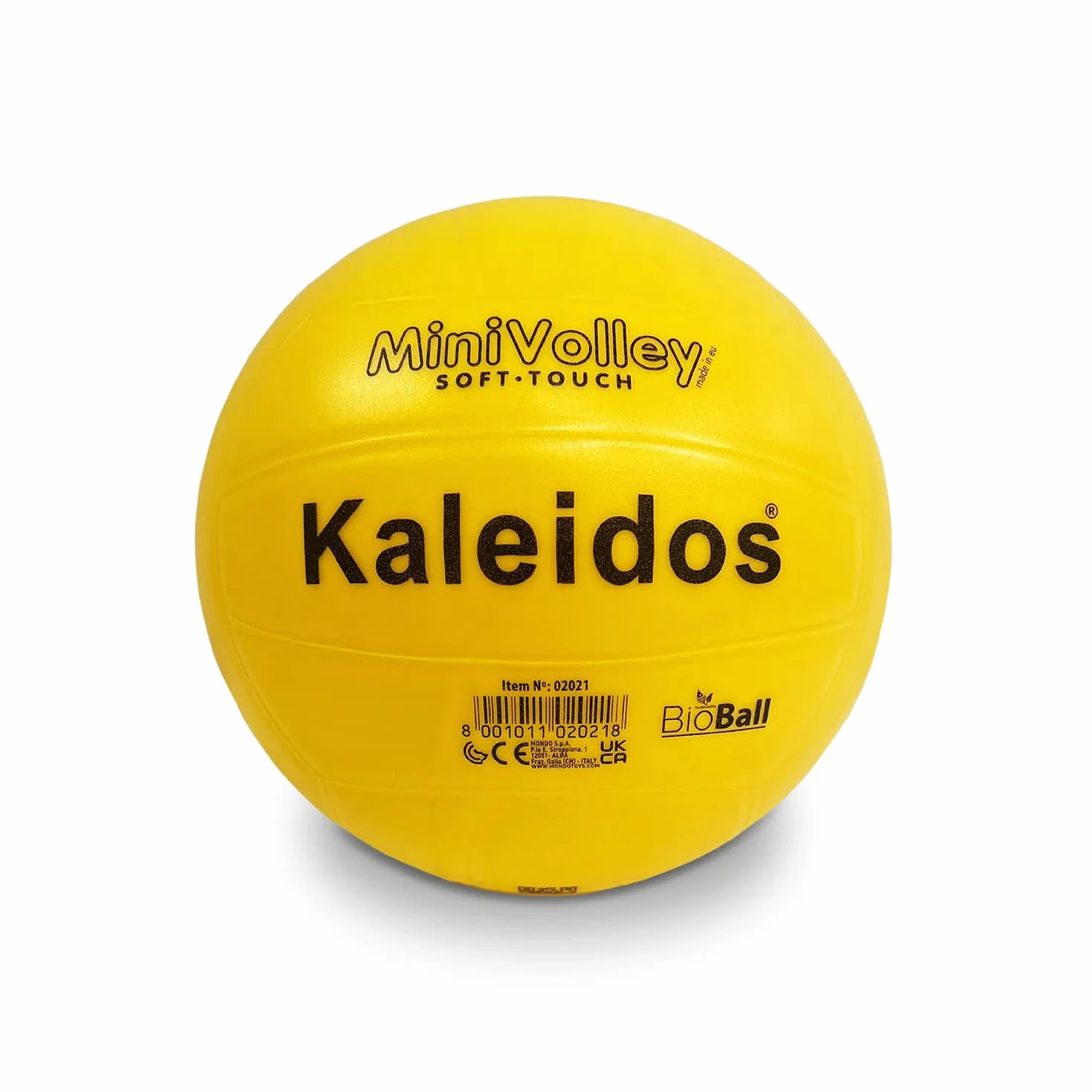 Balón de Voleibol Mini Tamaño 5 250 g Amarillo Mondo Sport