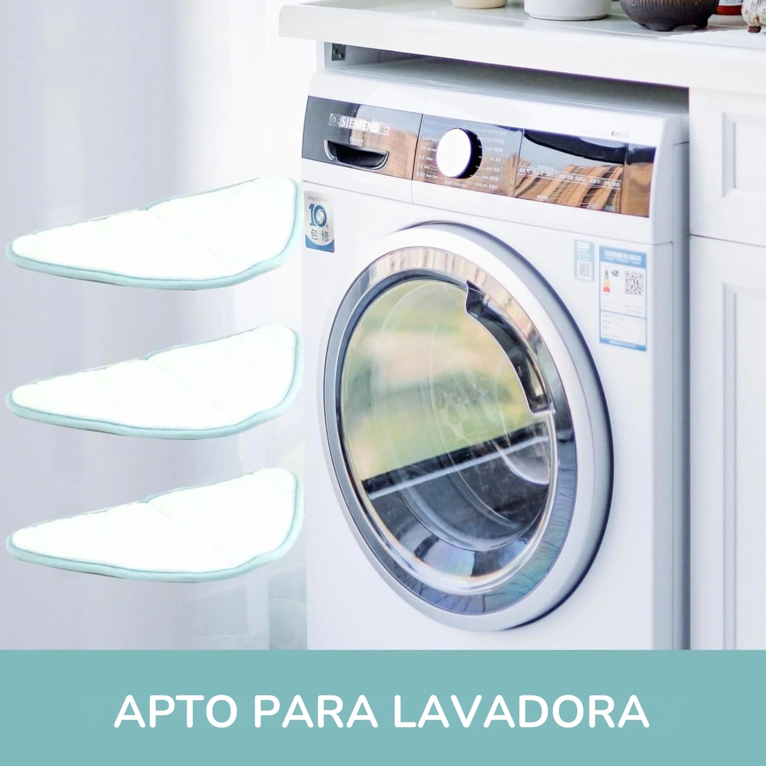 H2O HD Pack de 3 Paños de Microfibra – Recambios Lavables para Mopa a Vapor – Compatible con H2O HD, Dual Blast y Lite – Alta Absorción