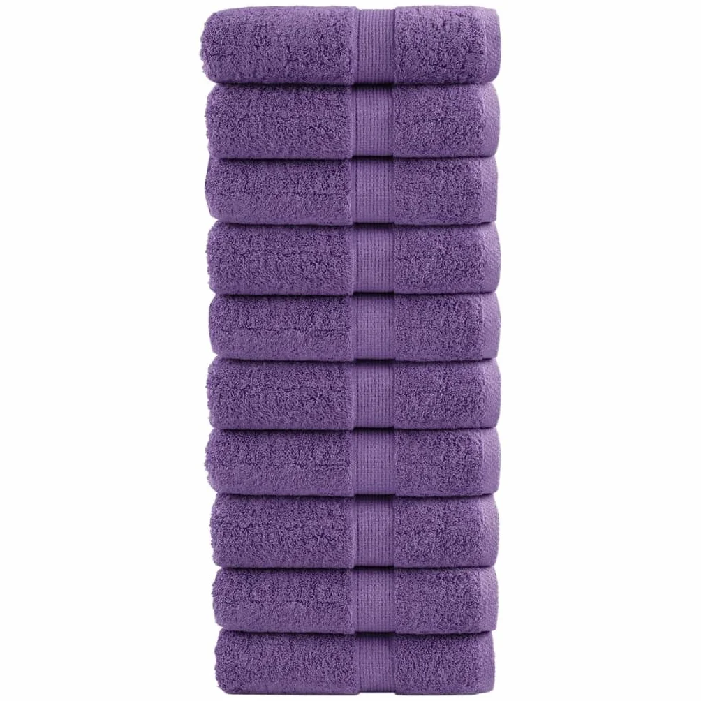 SOLUND - Toallas de invitado (10 unidades, 30 x 50 cm, 600 g/m², de algodón, absorbentes y resistentes, para uso doméstico y comercial, Öko-Tex)