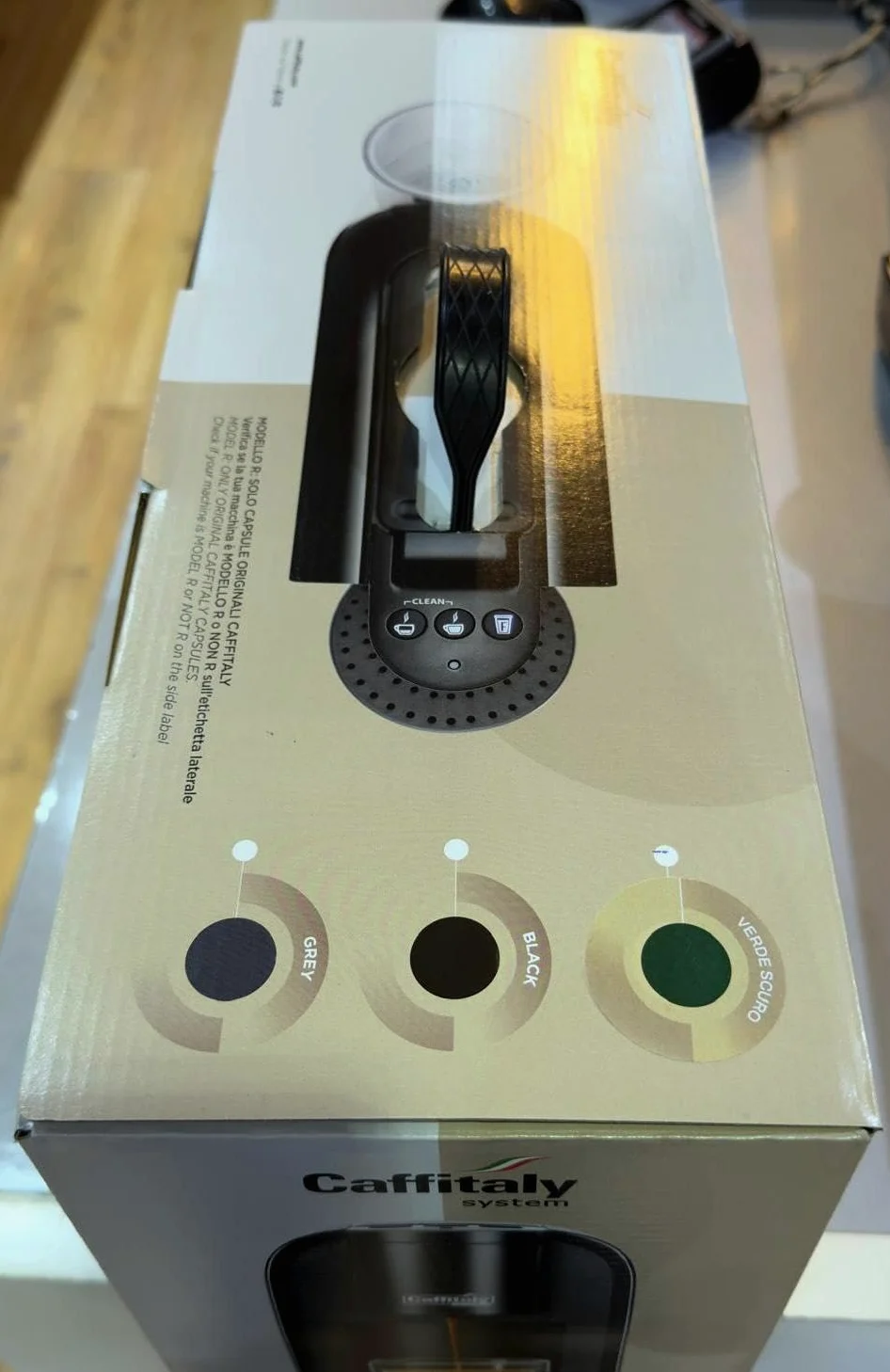 Caffitaly S36 Volta Cafetera de Cápsulas, compacta, rápida y silenciosa, encendido rápido, apagado automático, 3 Botones programables paras la dosificación. (Negra)