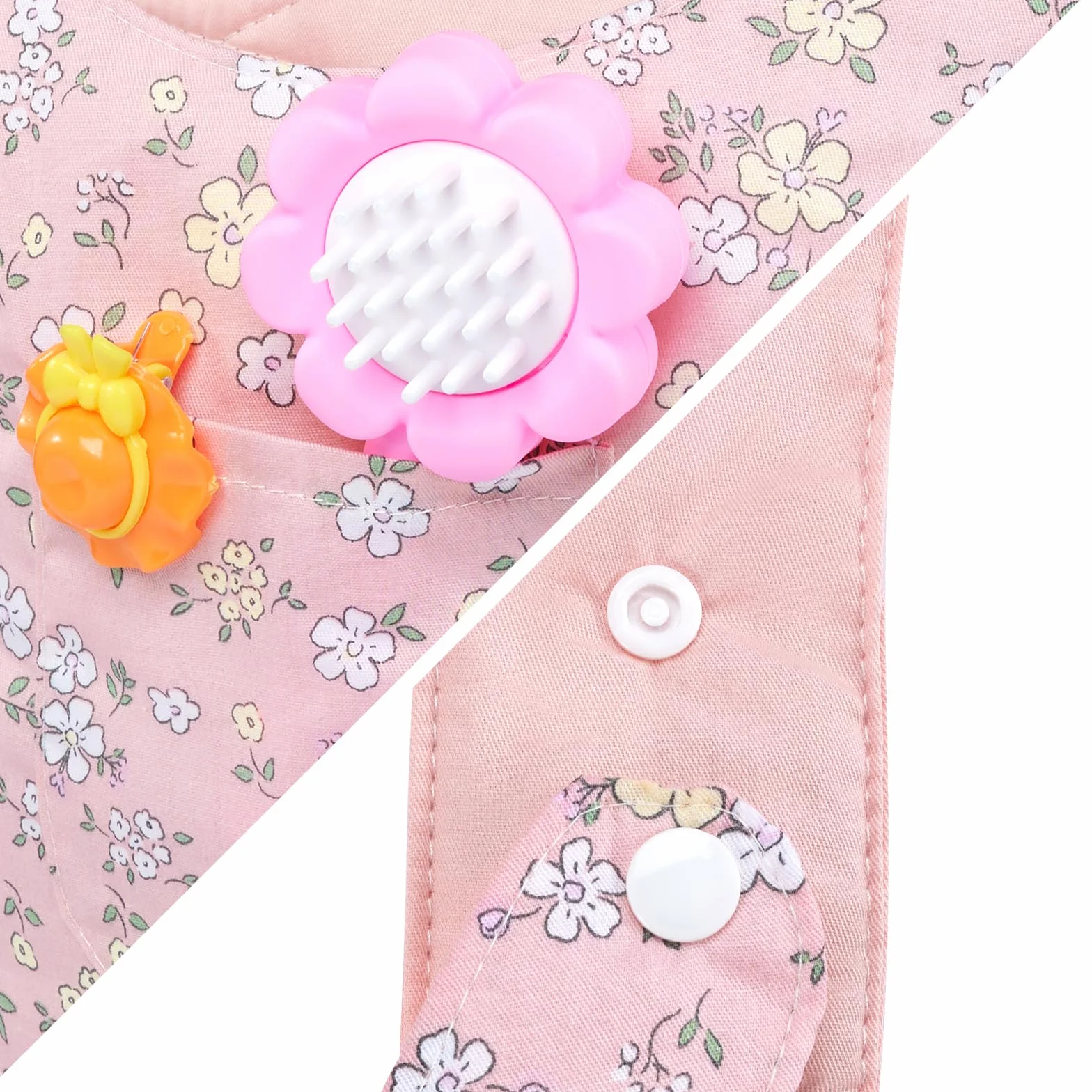 GAGAKU Transportador de muñecas para niños pequeños, portabebés, Rosa Flores de Pera