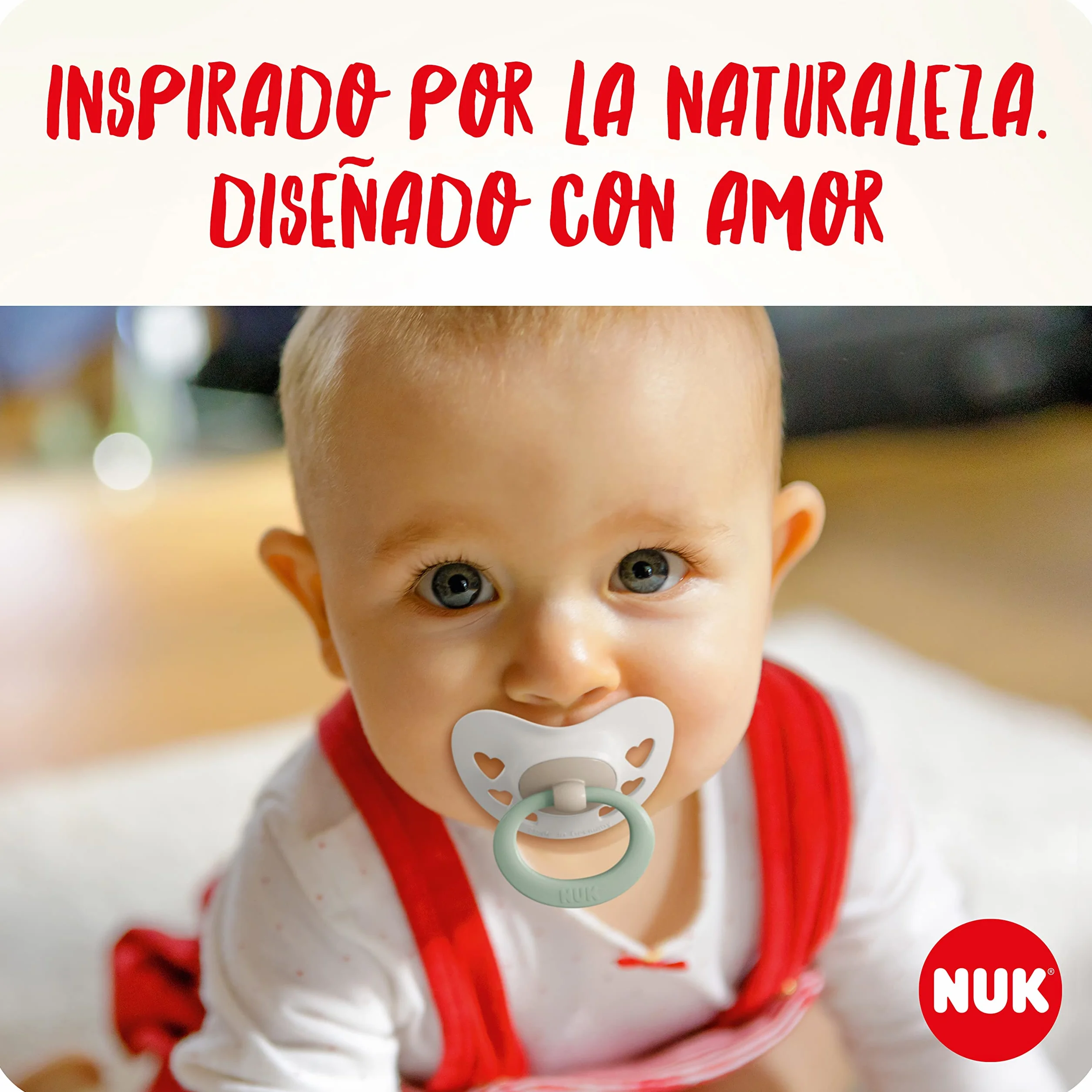 NUK Signature Day & Night chupete silicona sin BPA 0-6 meses 4 unidades