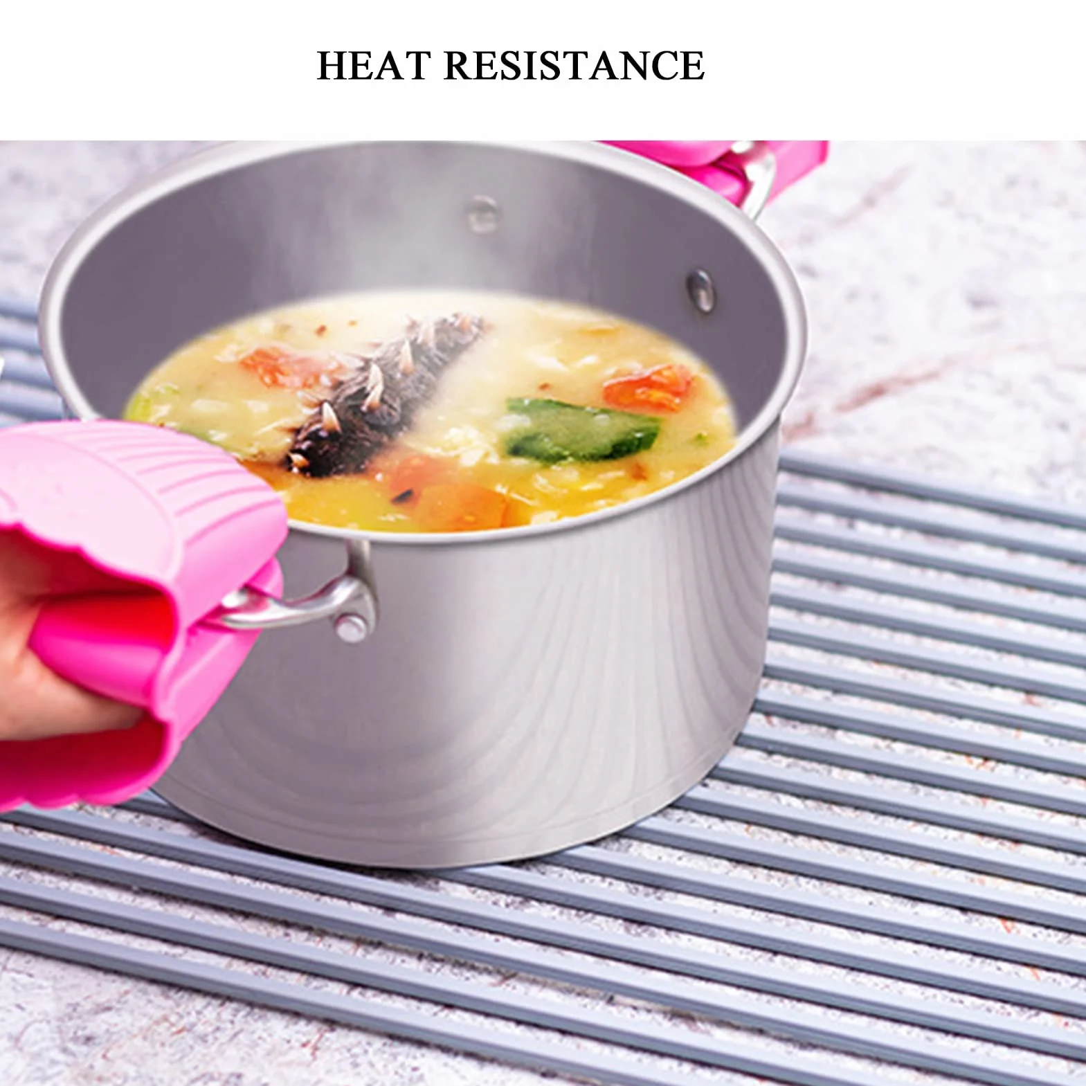 Escurridor de platos enrollable para fregadero, escurridor de cocina para platos, frutas y verduras, tamaño ajustable (13.2 x 13.8 pulgadas), ahorro de espacio y diseño