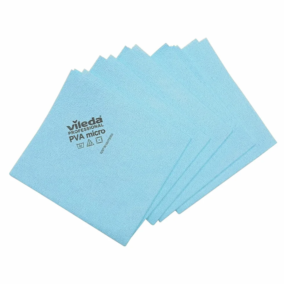 Paños multiusos PVAmicro de microfibra para una limpieza 100 % segura y eficaz (azul, 20 paños)