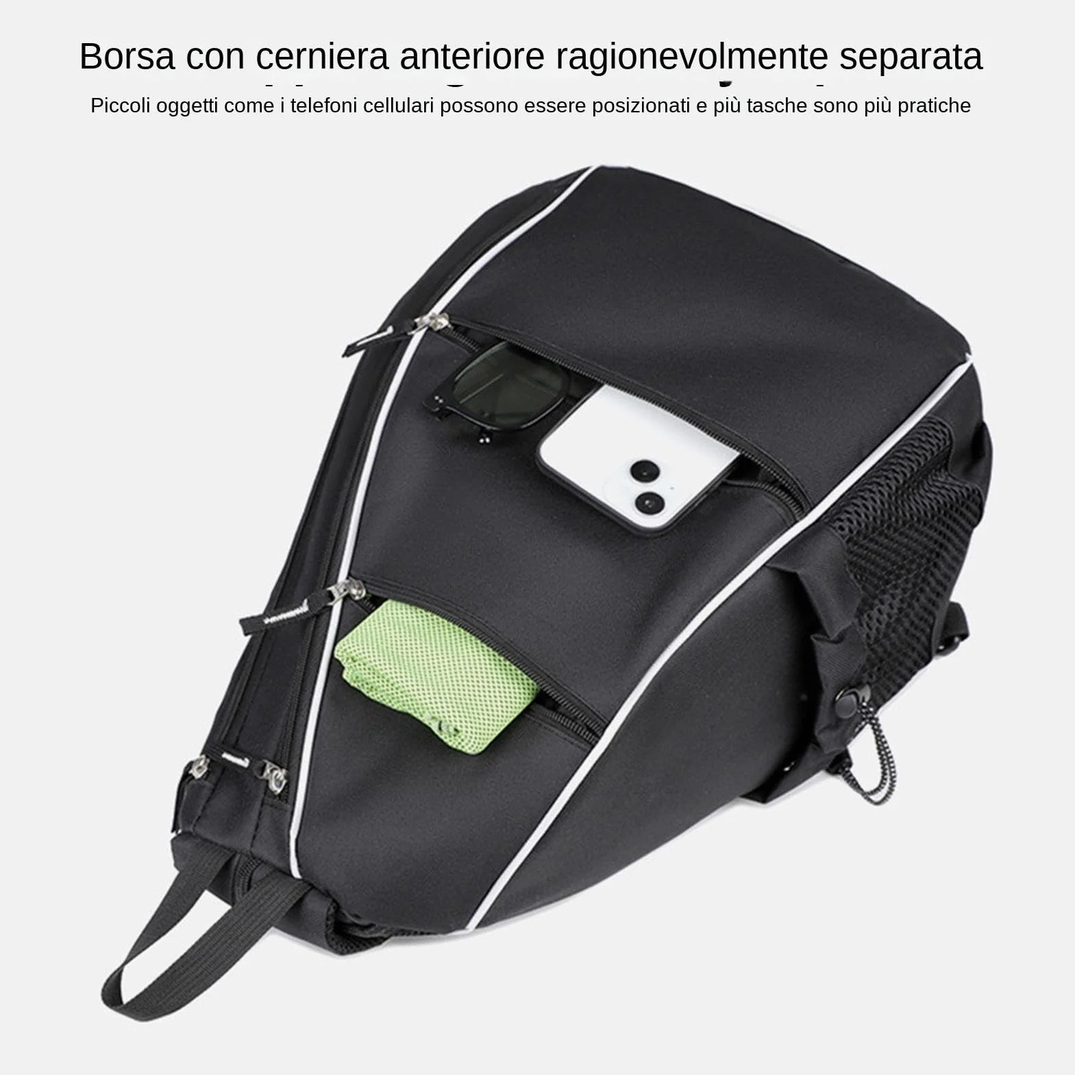 Juego de Bolsas de Bádminton y Tenis - Mochila Ligera para Raquetas, Bolsa Multifuncional Acolchada