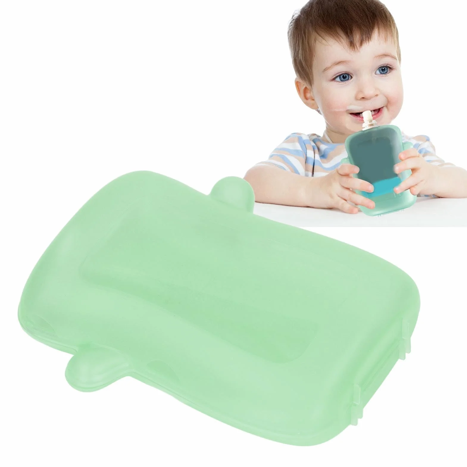 Soporte Universal a Prueba de Apretar para Bolsas de Alimentos y Cajas de Jugo