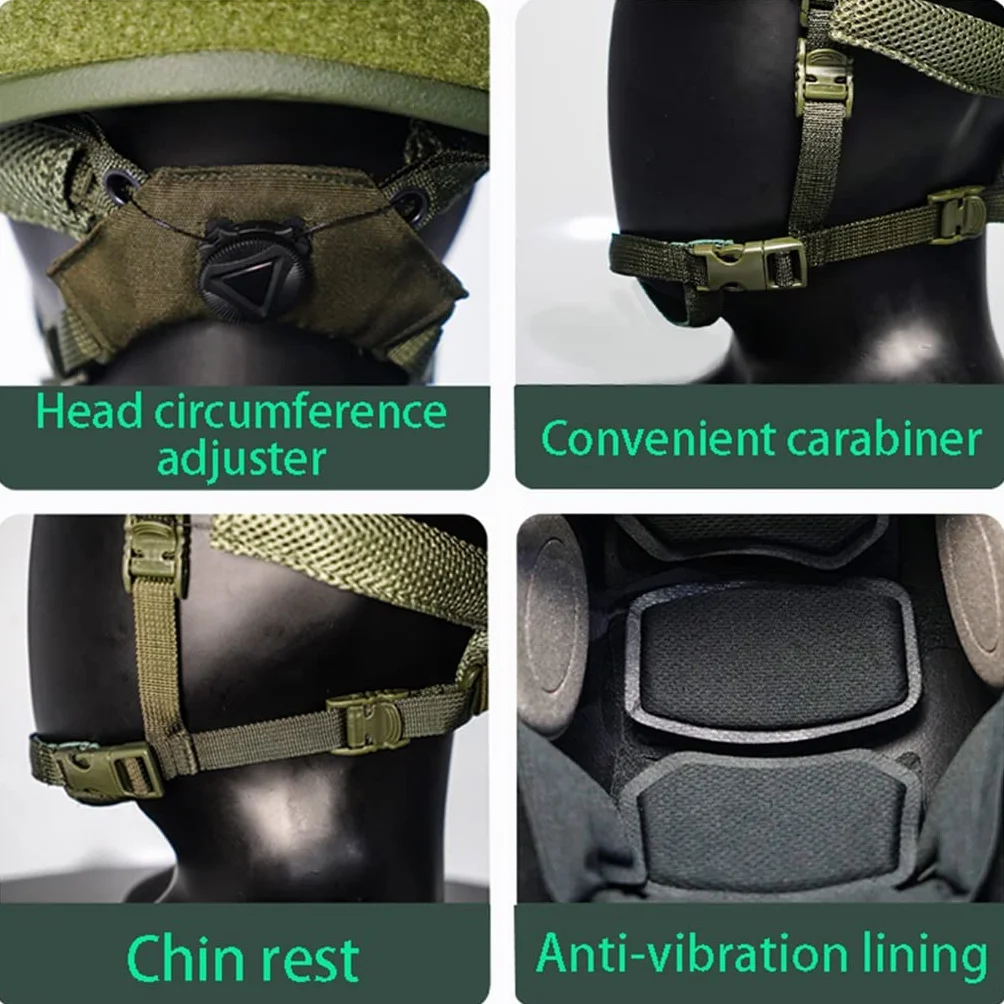 Táctico NIJ IIIA Estándar Kevlar Negro Ejército Rápido A Prueba De Balas Casco Balístico Militar, con Un Peso De 1,45 Kg, con Bolsa De Almacenamiento Casco (Color : G)
