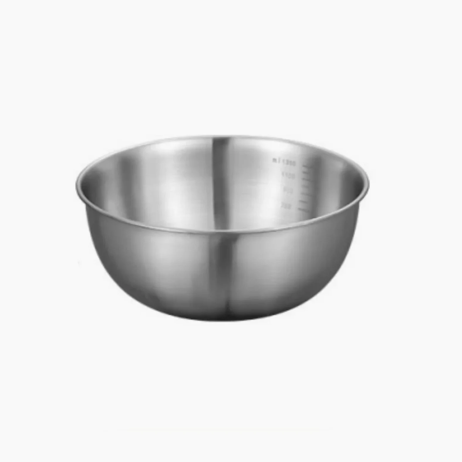 Juego de tazones de acero inoxidable for cocinar, hornear y almacenar alimentos, tazones for mezclar de gran capacidad for elementos esenciales de cocina(Silver M 1pc)