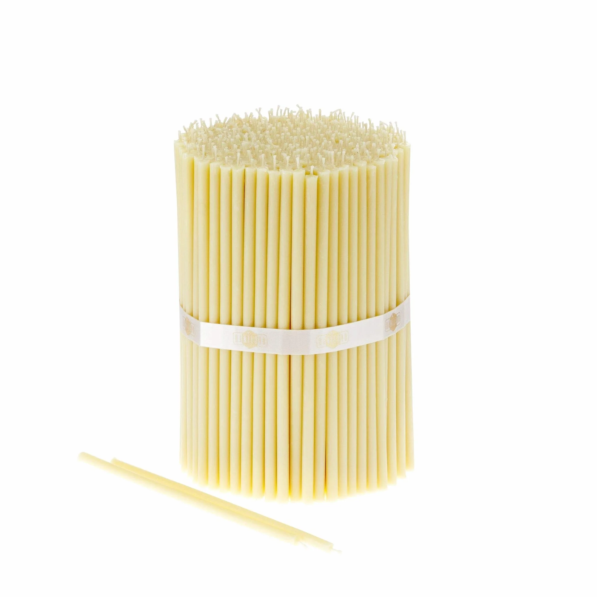 Danilovo 50 velas blancas de cera de abeja – Velas ortopédicas para oración, rituales, decoración de mesa de boda – no tóxicas, sin hollín – antigotes, N80, altura: 18,5 cm, diámetro: 6,1 mm