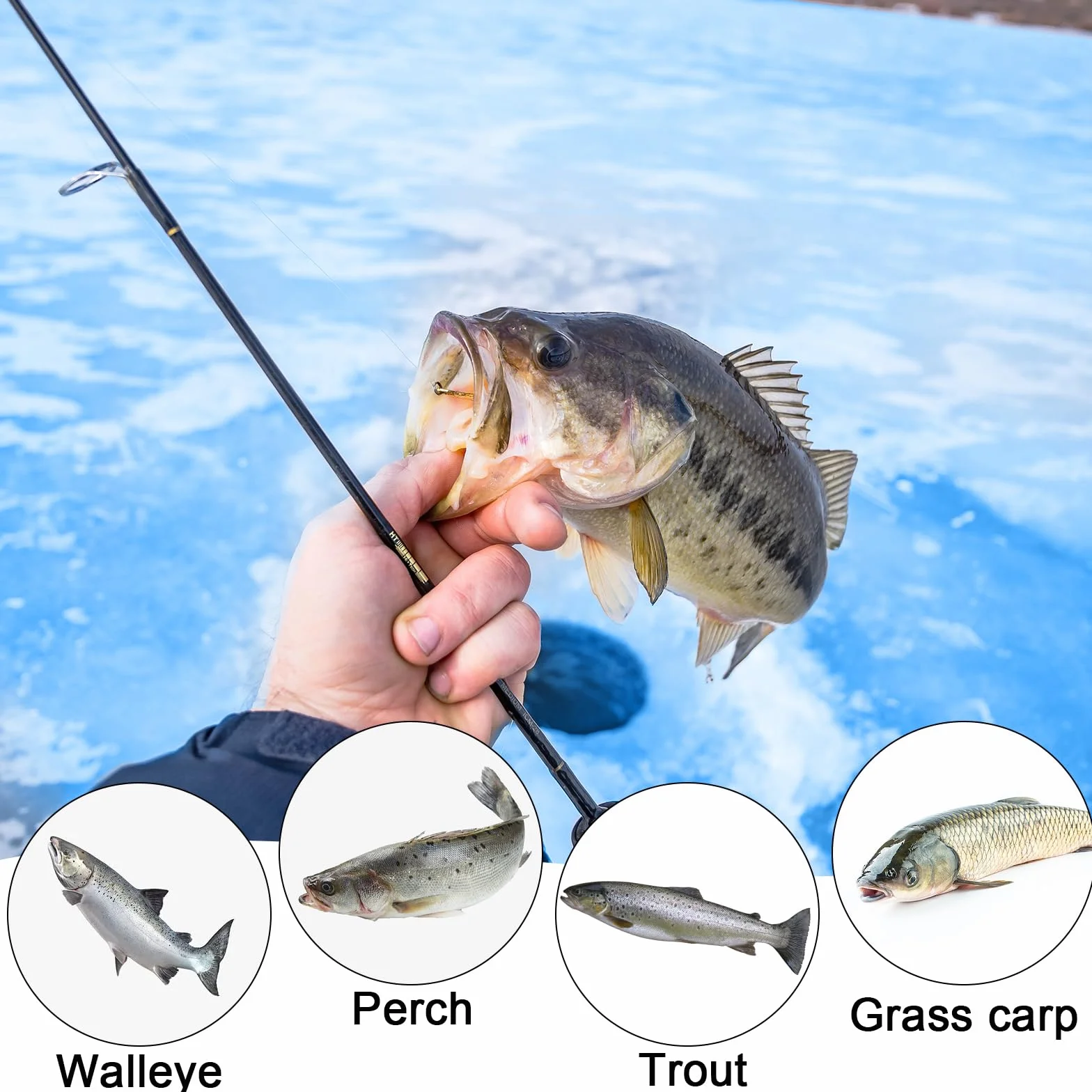 Anzuelos Triple de Pesca 3 Piezas con Pesas Intercambiables 5-20g para Señuelos Blandos 10-18cm