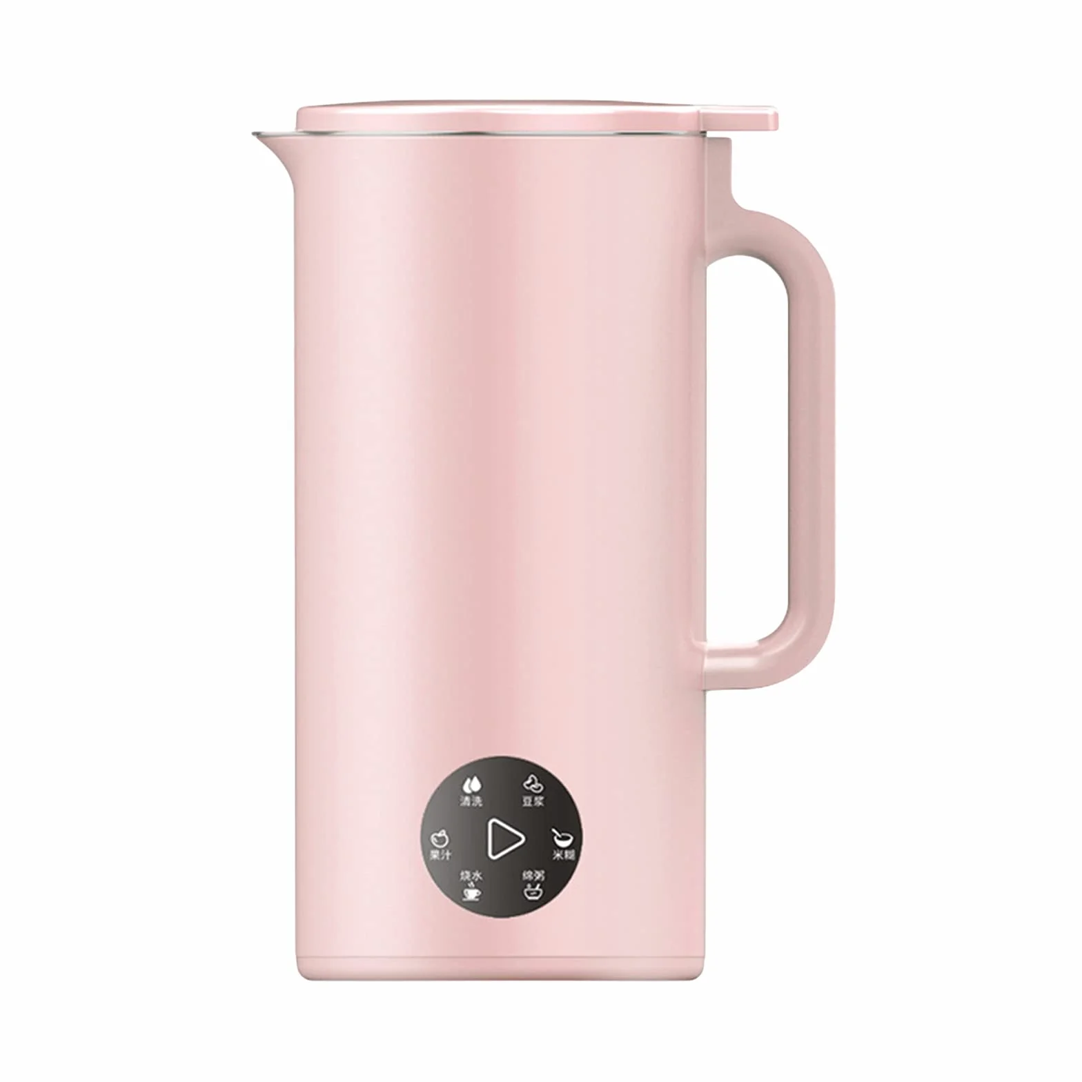 Andoer 350ml Máquina de Leche de Soja Multifunción Máquina de Leche de Soja con Acero Inoxidable y Cuchilla Mezclador de Cocina Múltiple para Arroz Cereales Agua Hirviendo Alimentos para Bebés