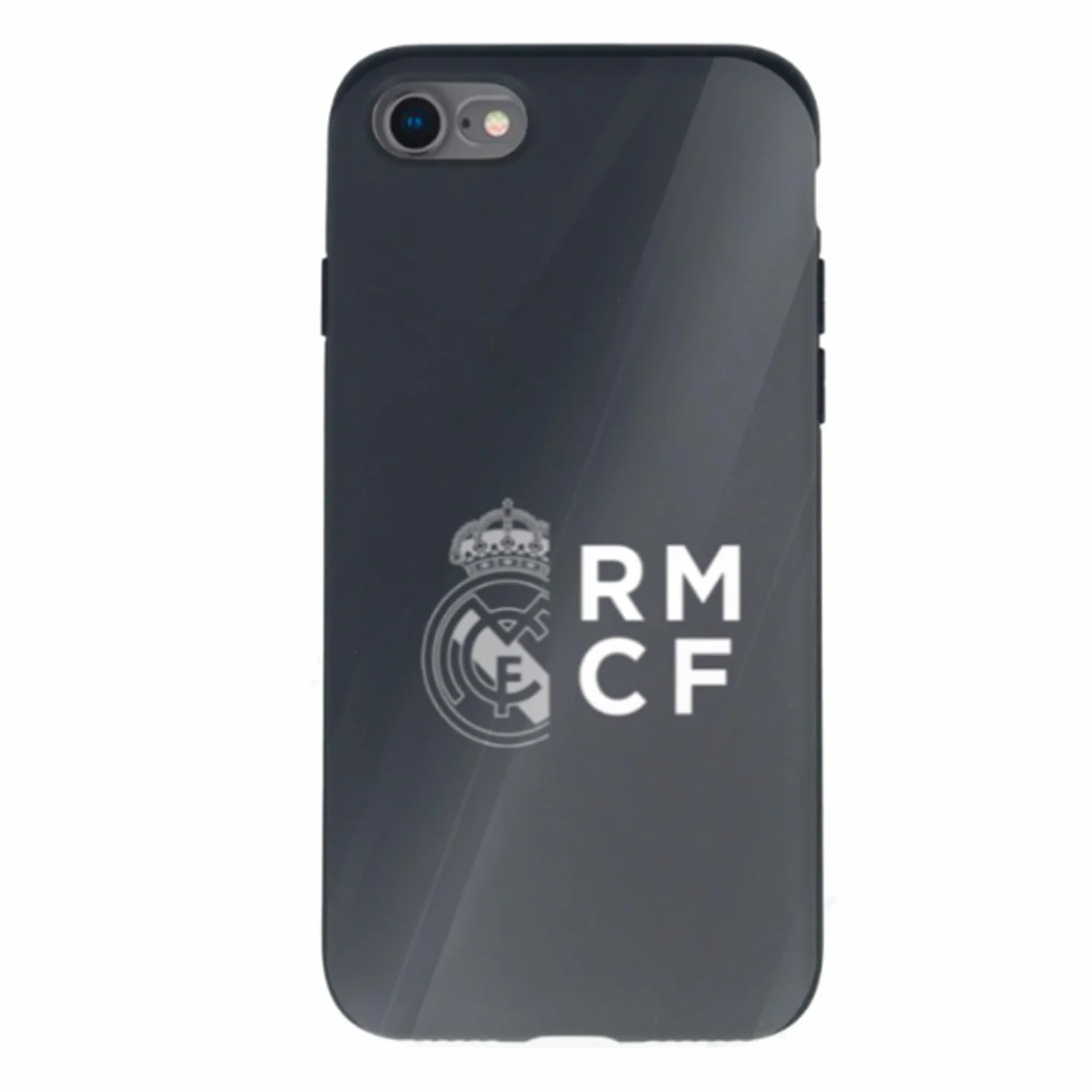 Funda Real Madrid Premium iPhone 7-8 SE SE 2022 Silicona Flexible Licencia Oficial
