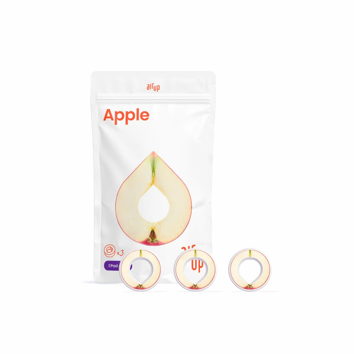 Air Up Pods Lote de 3 botellas sabor manzana agua aromatizada 0 azúcar 0 calorías 15 litros
