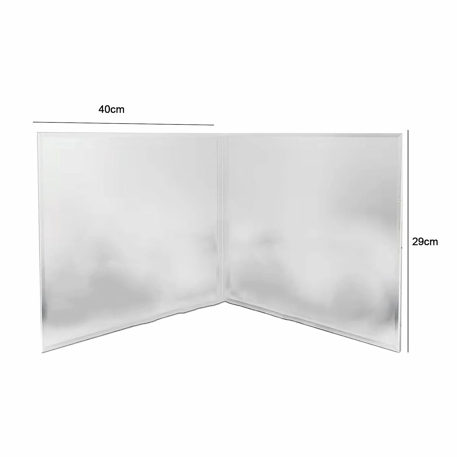 Protector de salpicaduras de grasa para estufa, protector de salpicaduras de acero inoxidable detrás de la estufa, panel plegable para protector de pantalla de estufa de cocina, 29 x 40 cm, 2