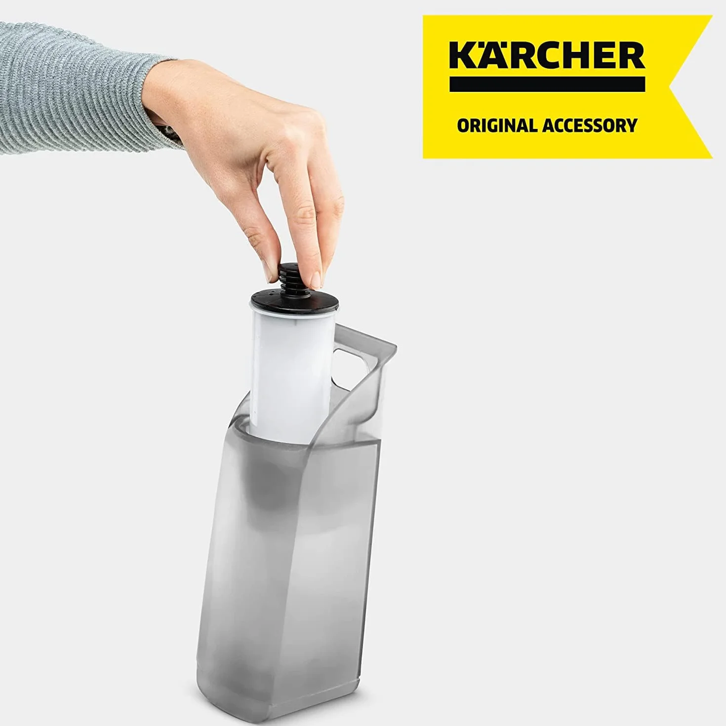 Kärcher Cartucho de descalcificación para la limpiadora de vapor SC 3 EasyFix de Kärcher, descalcificación rápida y efectiva
