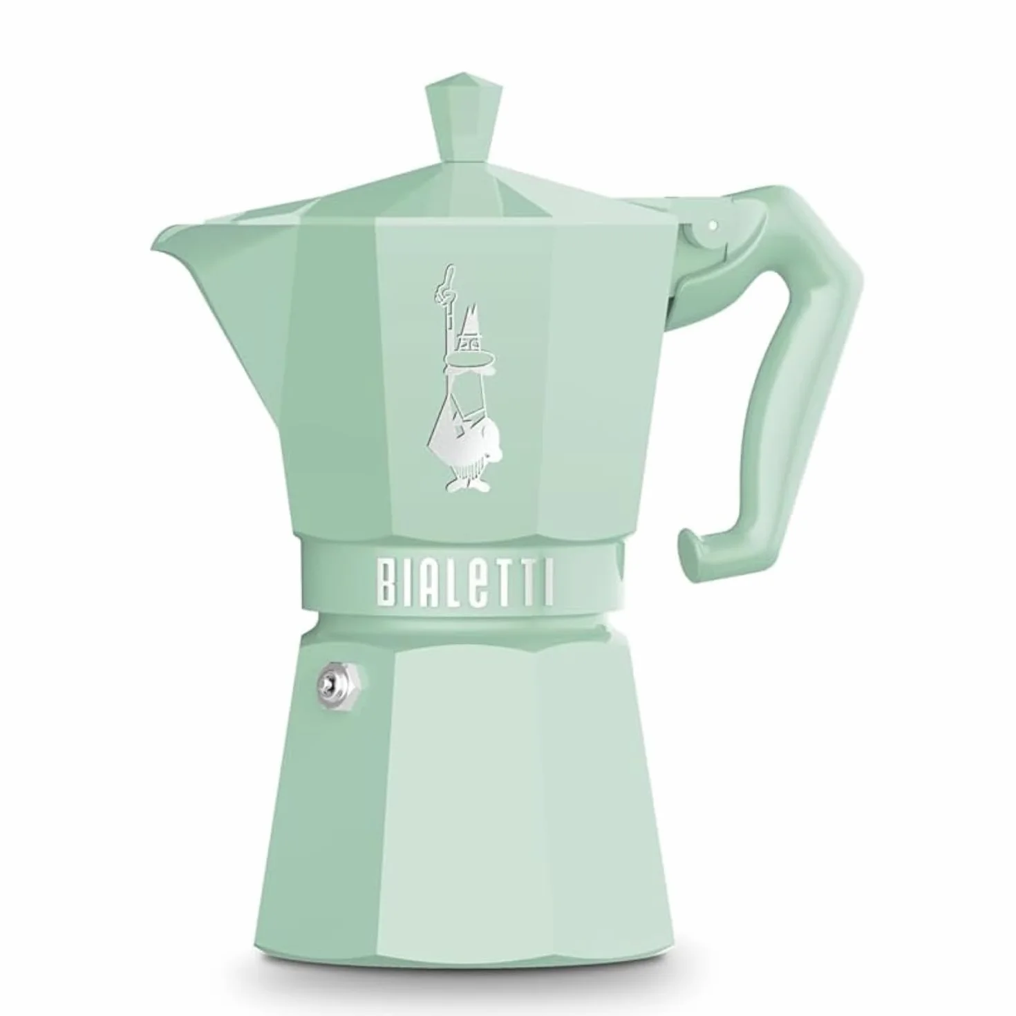 Bialetti CAFETERA Italiana 0009058 Moka Exclusive Verde 6T VITRO